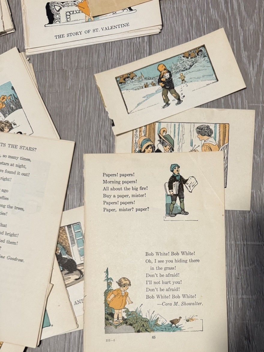 Ephemera 1928s Colorful Illustrations 50+ by Ruth Mary Hallock Children Fairy Ta