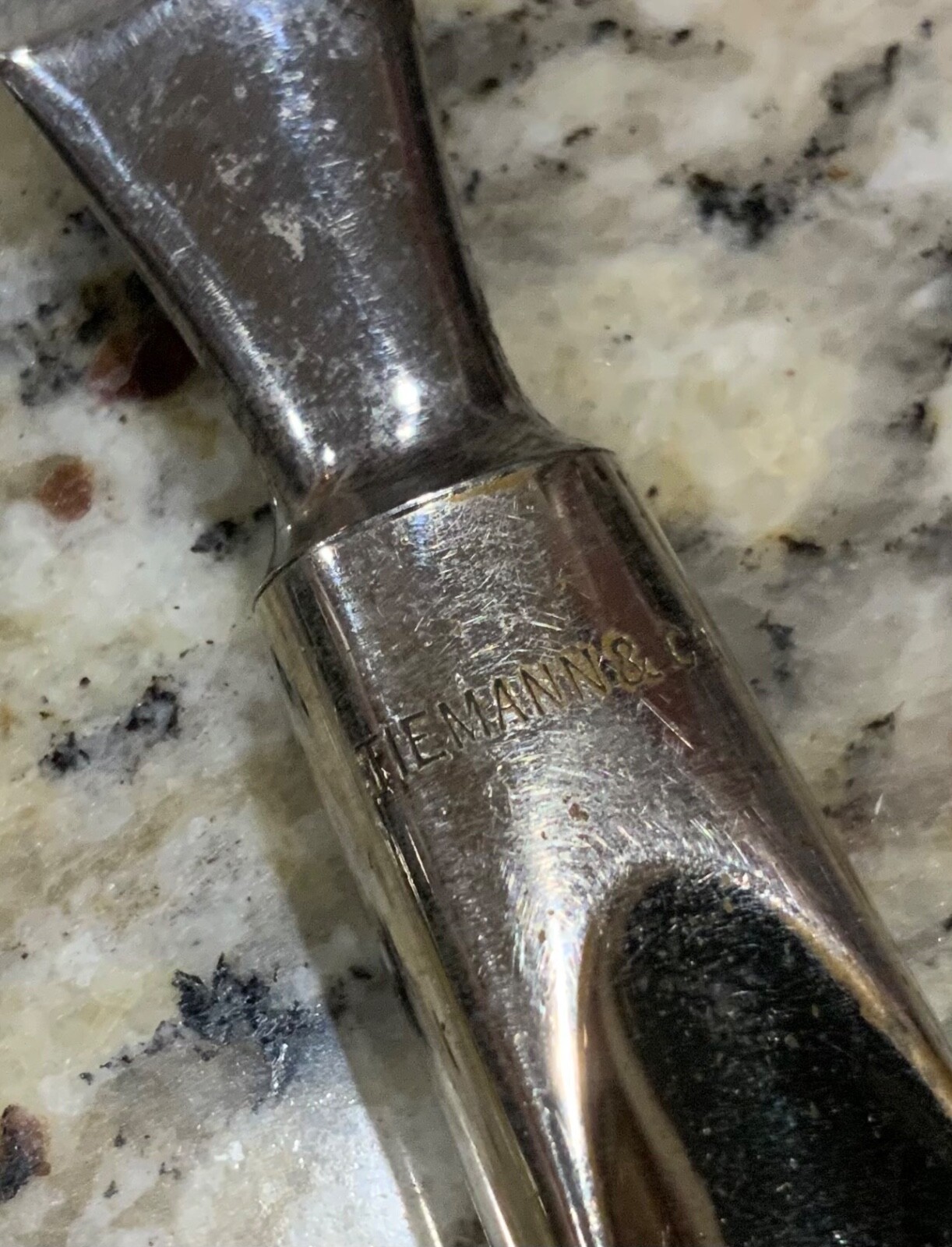 Tiemann 13.5” Fixed Blade Surgical Amputation Antique Medical Knife Tool