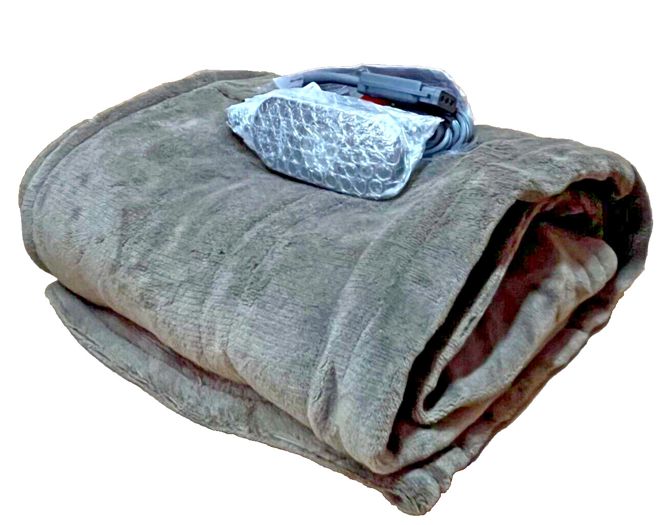 Sunbeam Royal Luxe Walnut Heated Personal Throw / Blanket, Cozy-Warm, Adjusta...