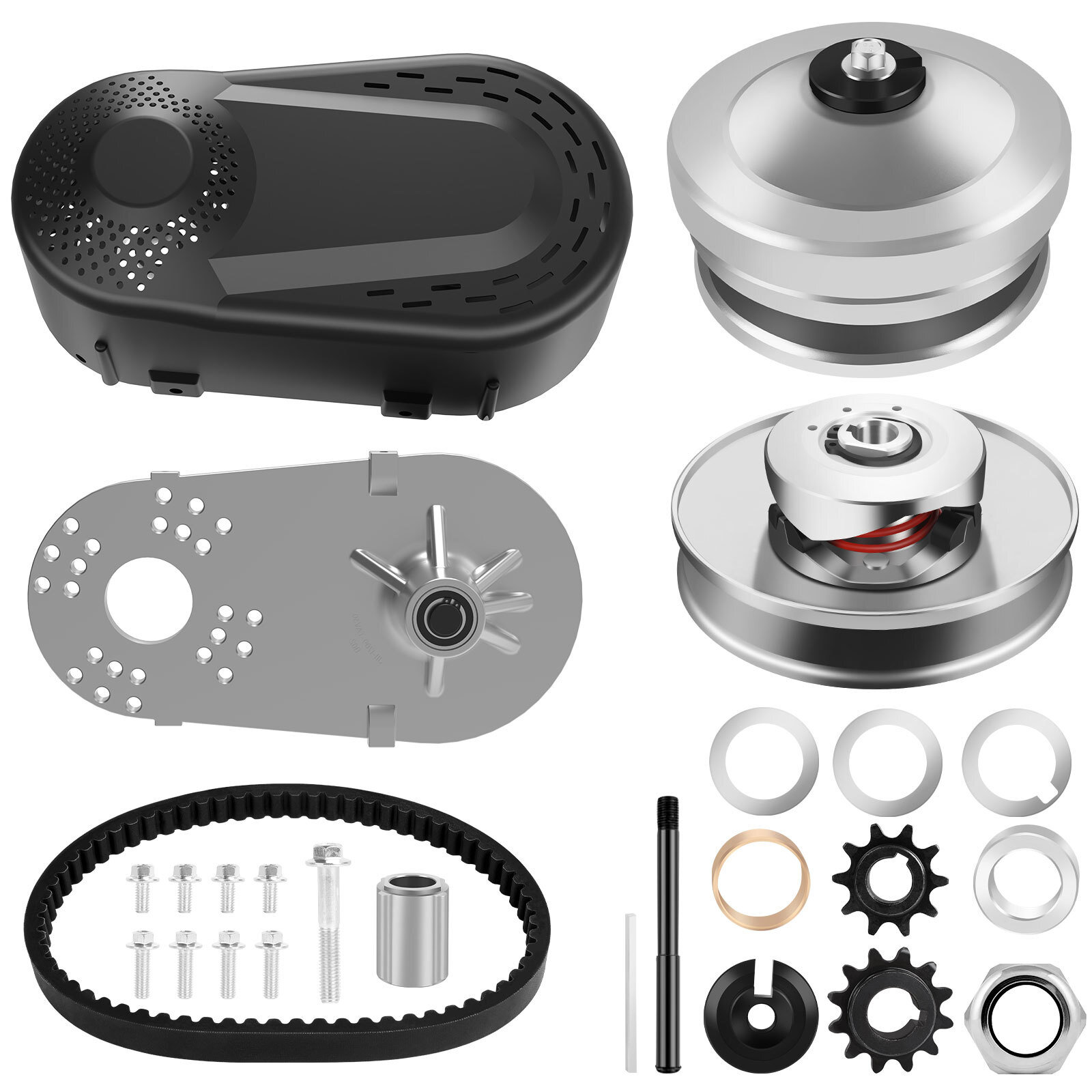 NEW🔥1"/3/4" 5/8" Clutch Go Kart Torque Converter 10t 12t Complete Cvt Combo 30