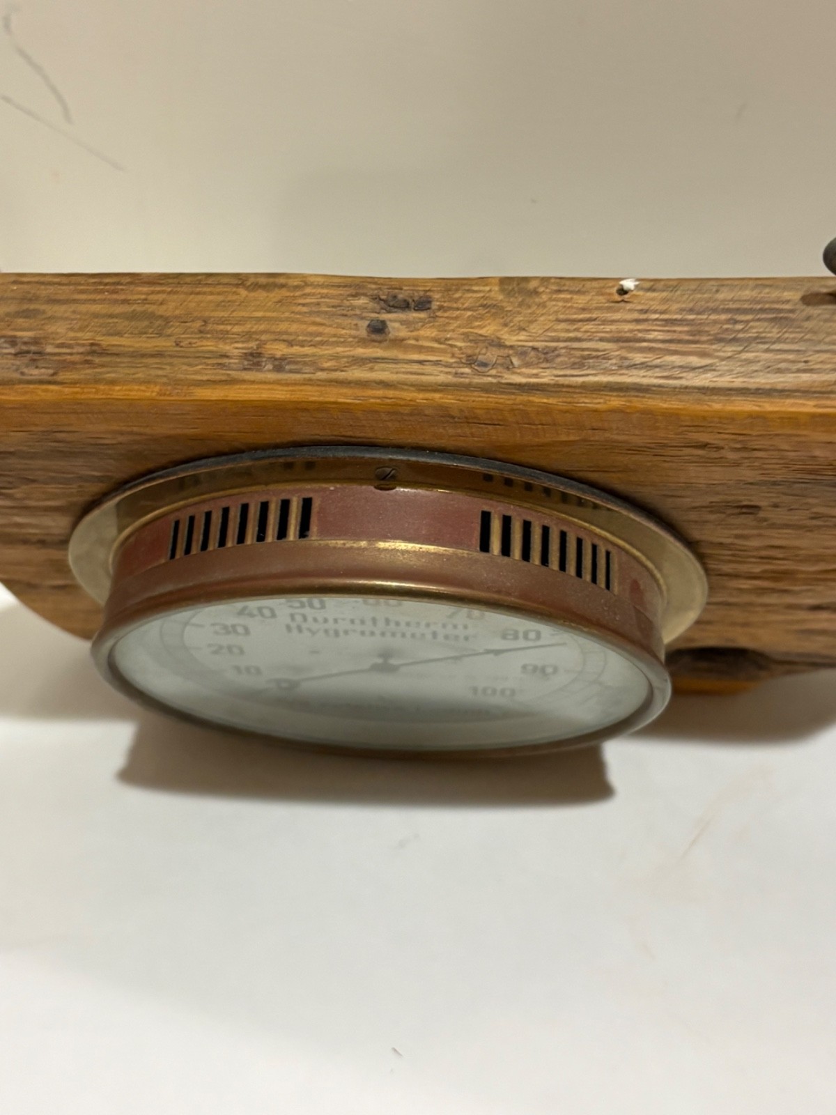 1870 Great Lakes shipwreck artifact, Lufft thermometer, barometer, hydrometer