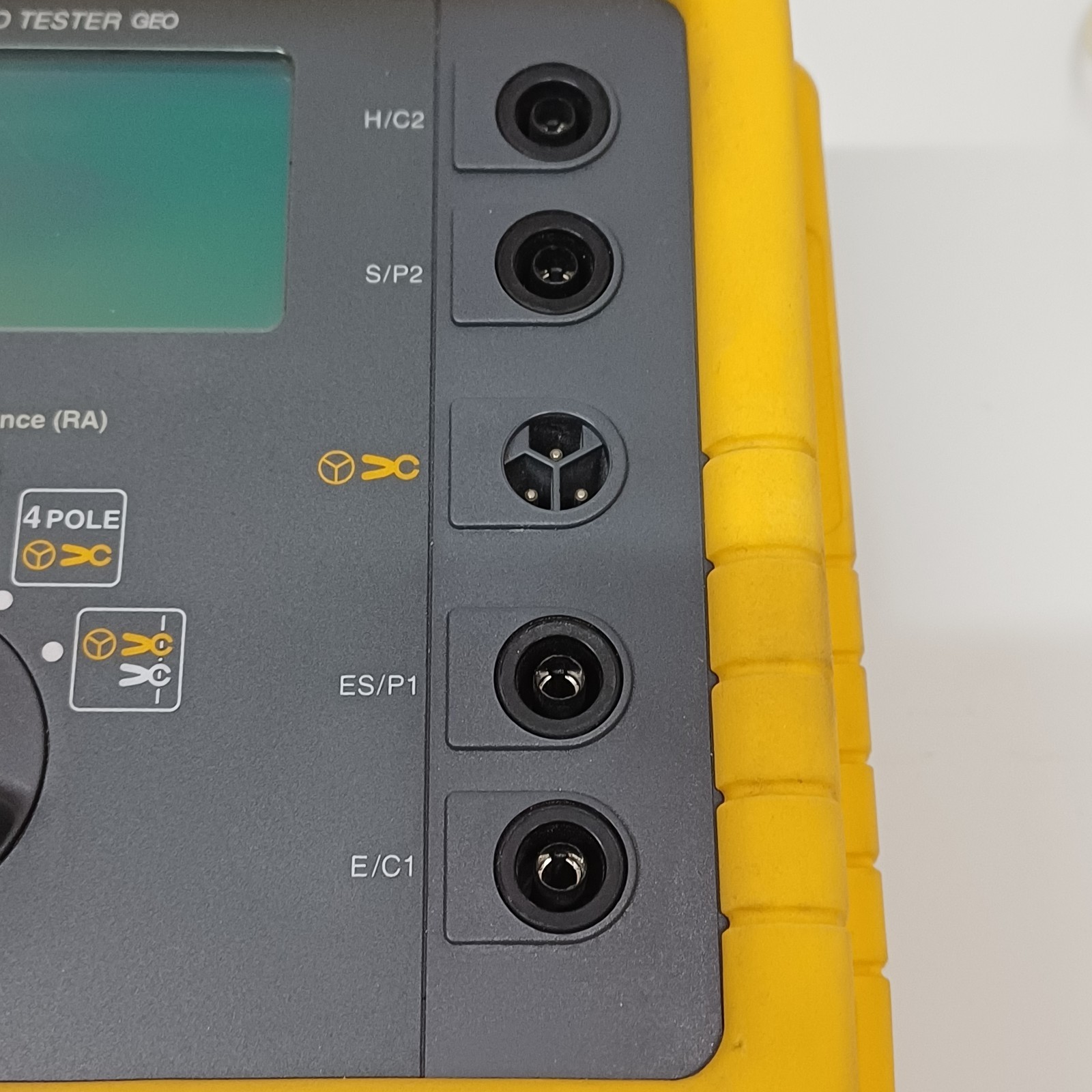 Fluke 1623 Earth Ground Resistance Tester Kit GEO w/ Leads & Case