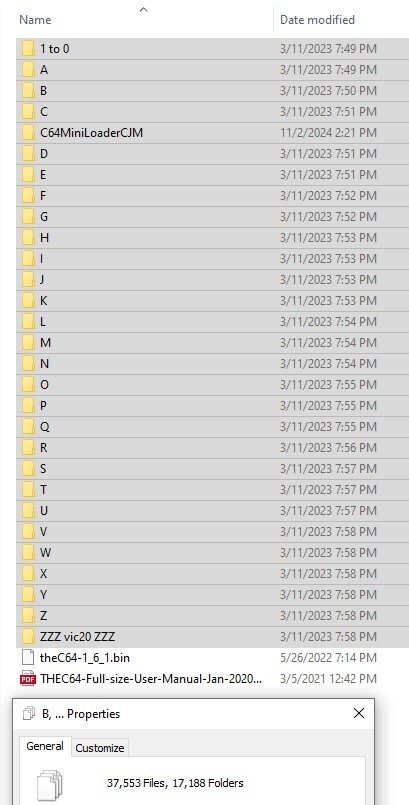 USB Stick for Mini/Maxi C64/Game Console/Emulators Over 10 THOUSAND PLUS GAMES!
