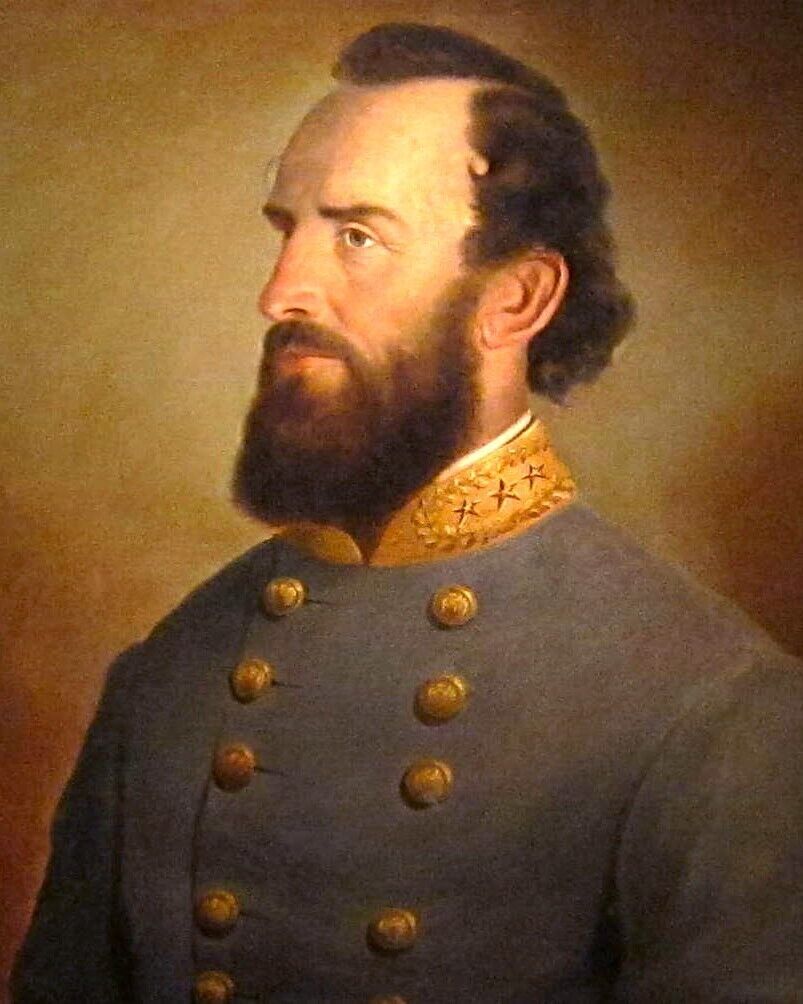 CIVIL WAR CONFEDERATE GENERAL STONEWALL JACKSON 8X10 PHOTOGRAPH REPRINT