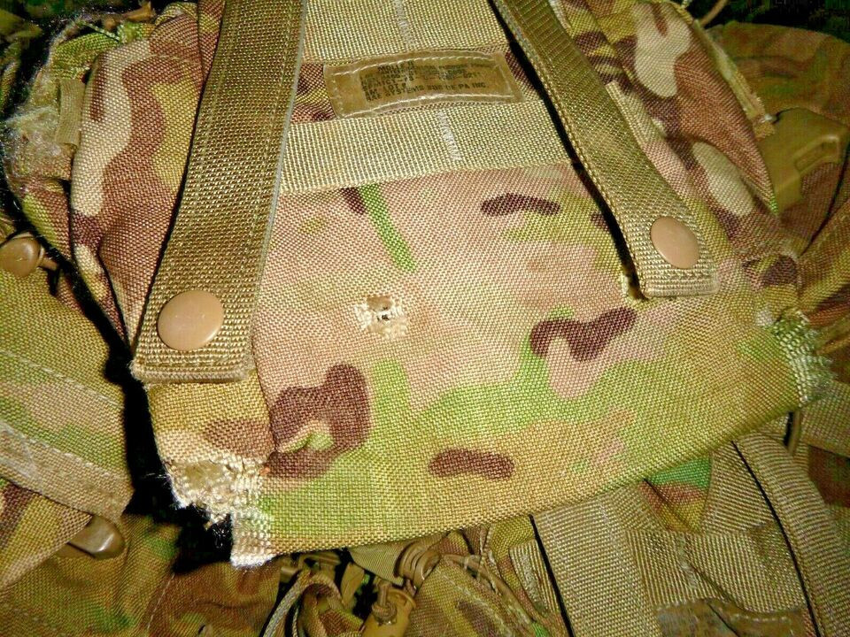 DAMAGED - Army 1 QT General Purpose Canteen Pouch Molle II Multicam OCP Woodland
