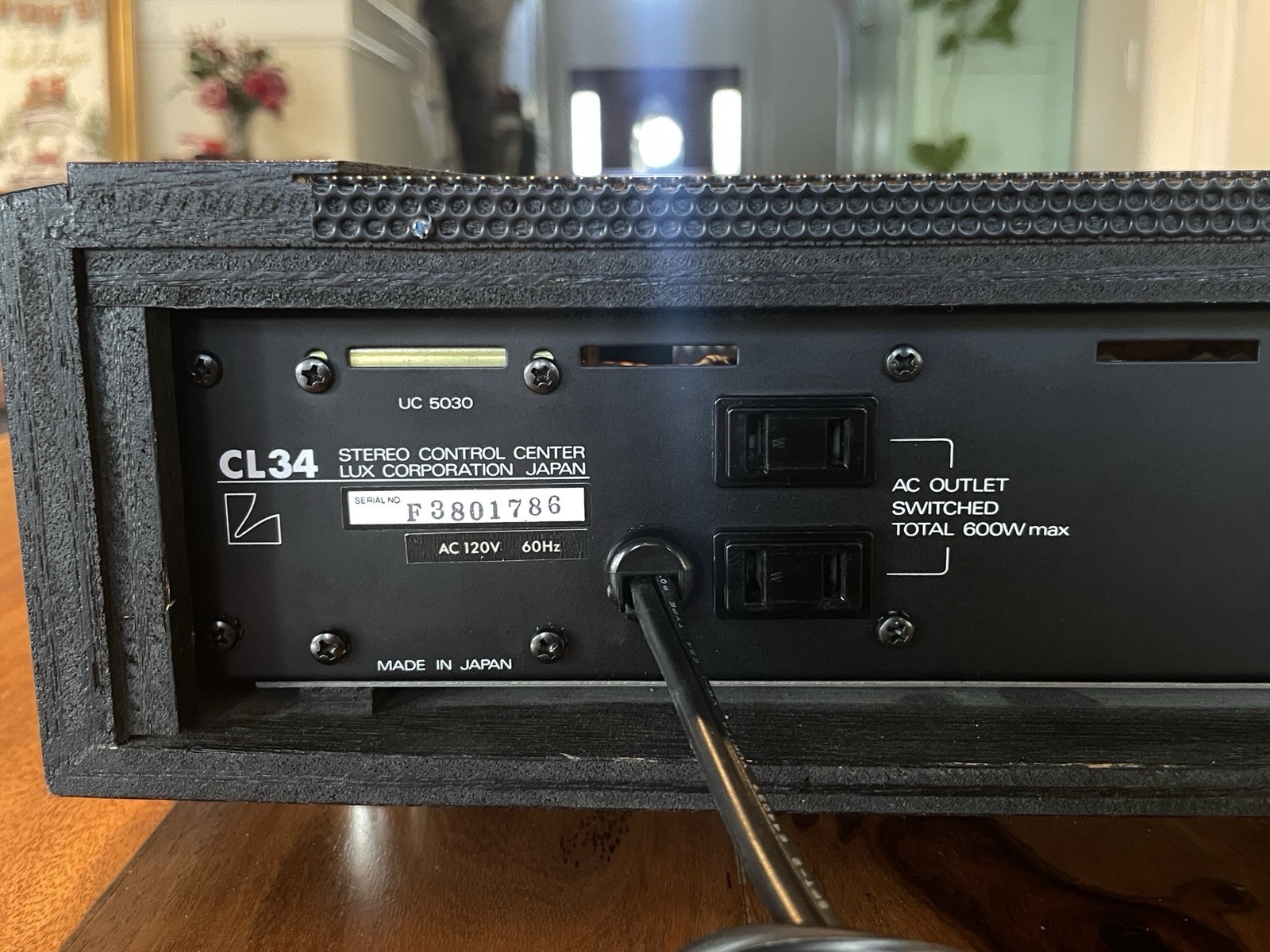 Luxman CL34 12AX7 12AU7 Tube Stereo Control Center Preamplifier Duo-B - SERVICED