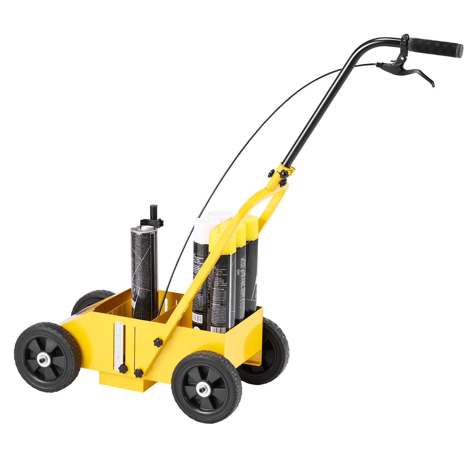 VEVOR Striping Line Marking Machine 220 lbs Capacity 4-Wheel Striping Machine