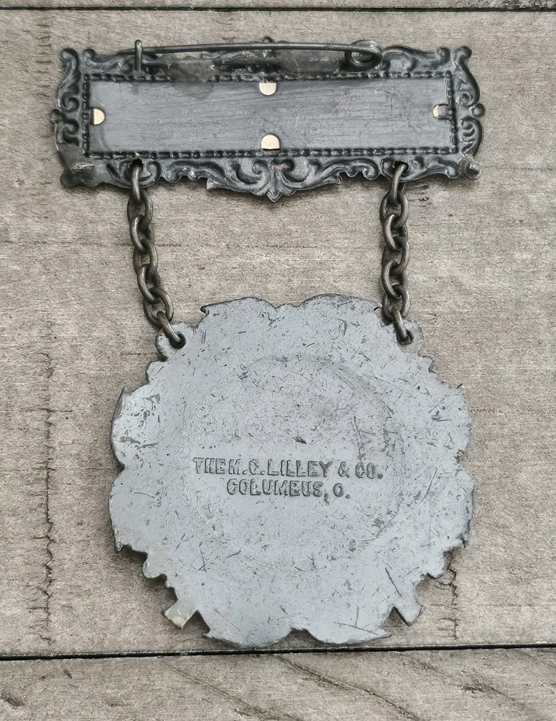 1908 RIPON WISCONSIN SPAN AM DELEGATE BADGE