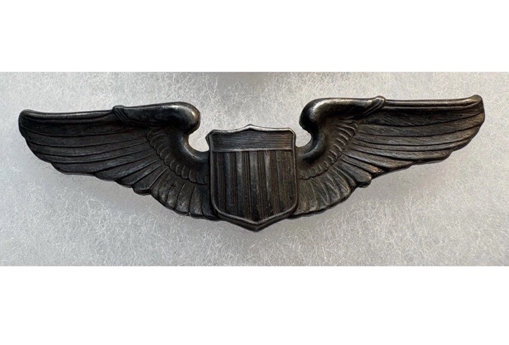 5 WWII / Prewar 1930’s USAC USAAF Full Size Sterling Silver Pilot Wings