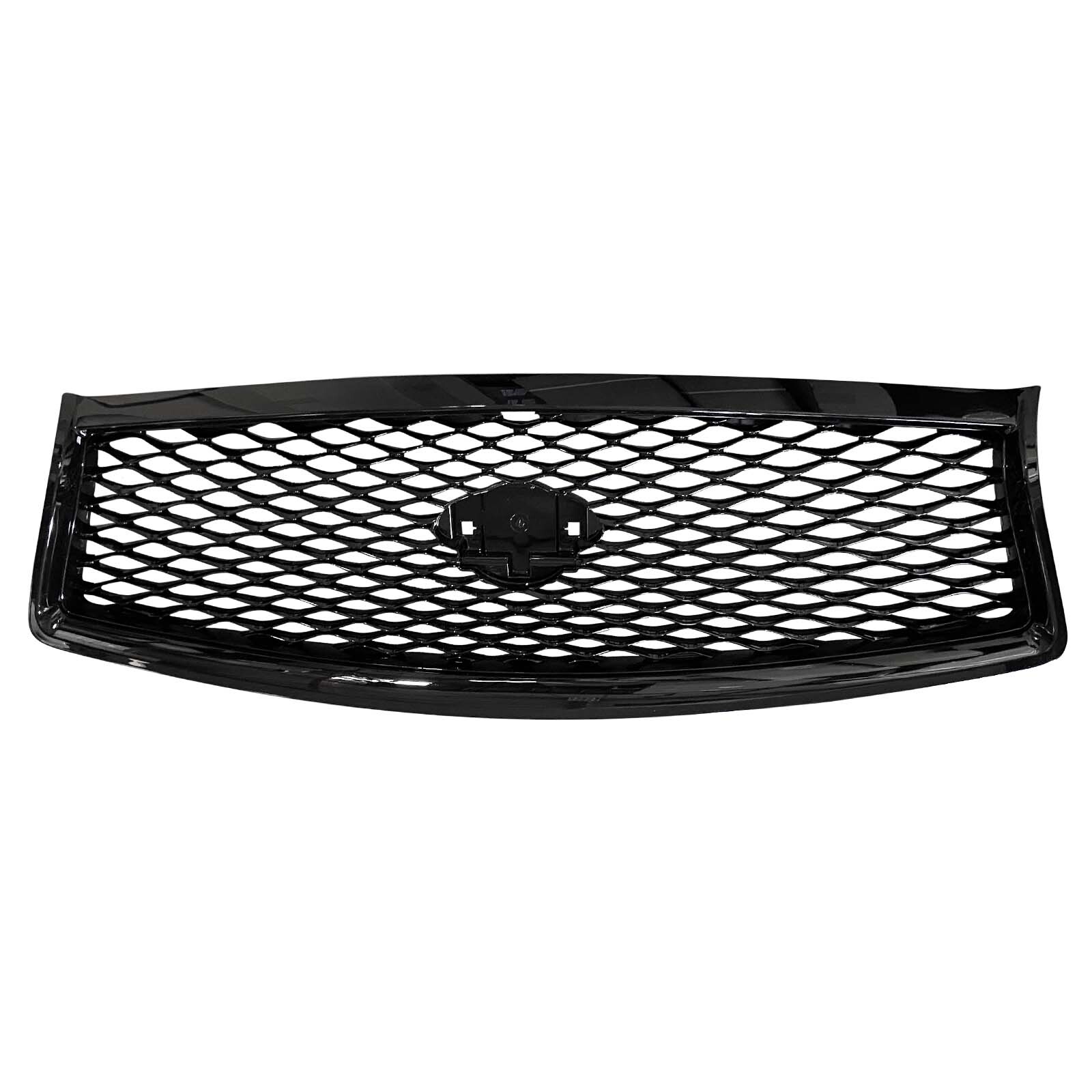 For Infiniti Q50 2014-2016 2017 Front Bumper Upper Grille Gloss Black Grill JDM