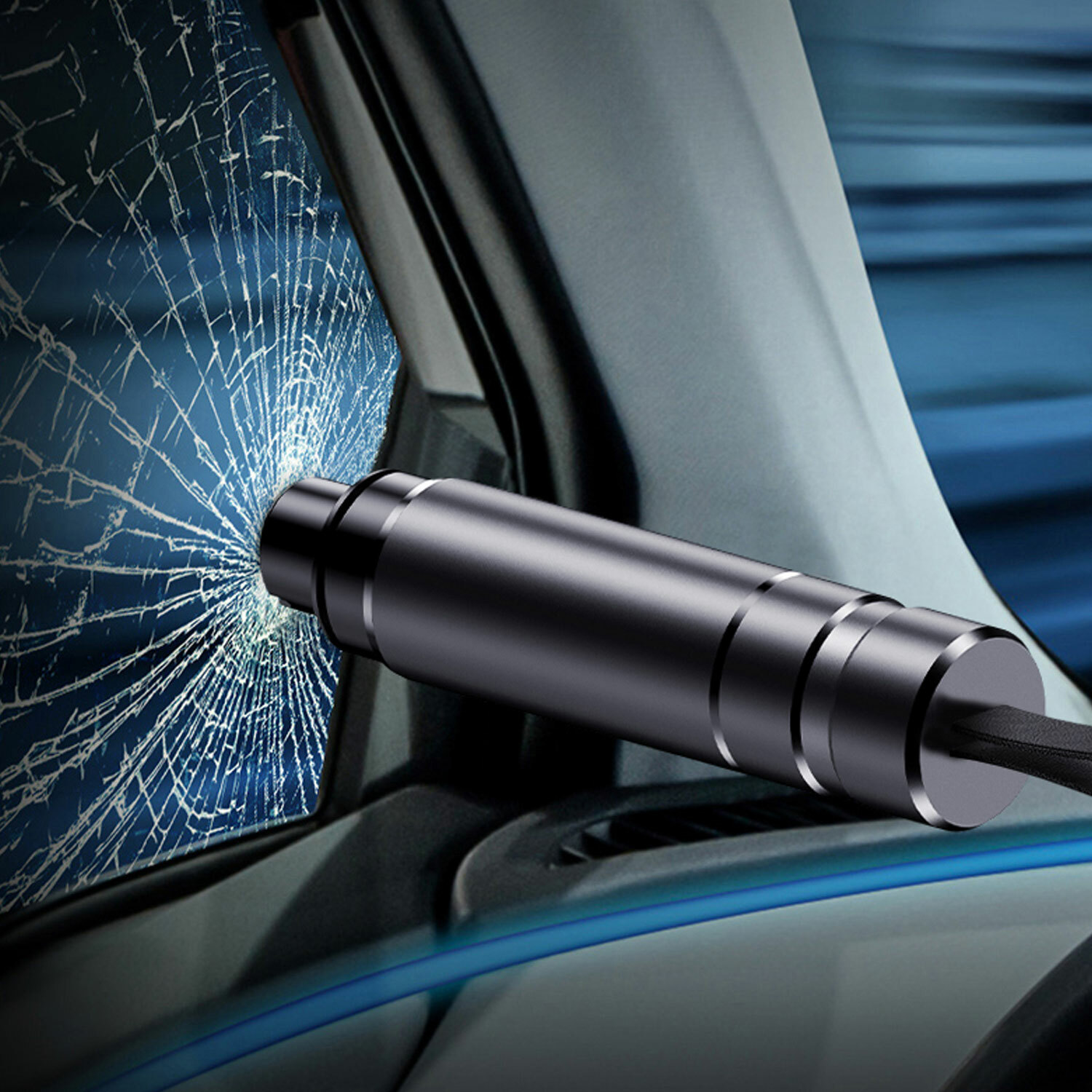 Car Safety Hammer Window Glass Breaker Seat Belt Emergency Escape Cutter Tool