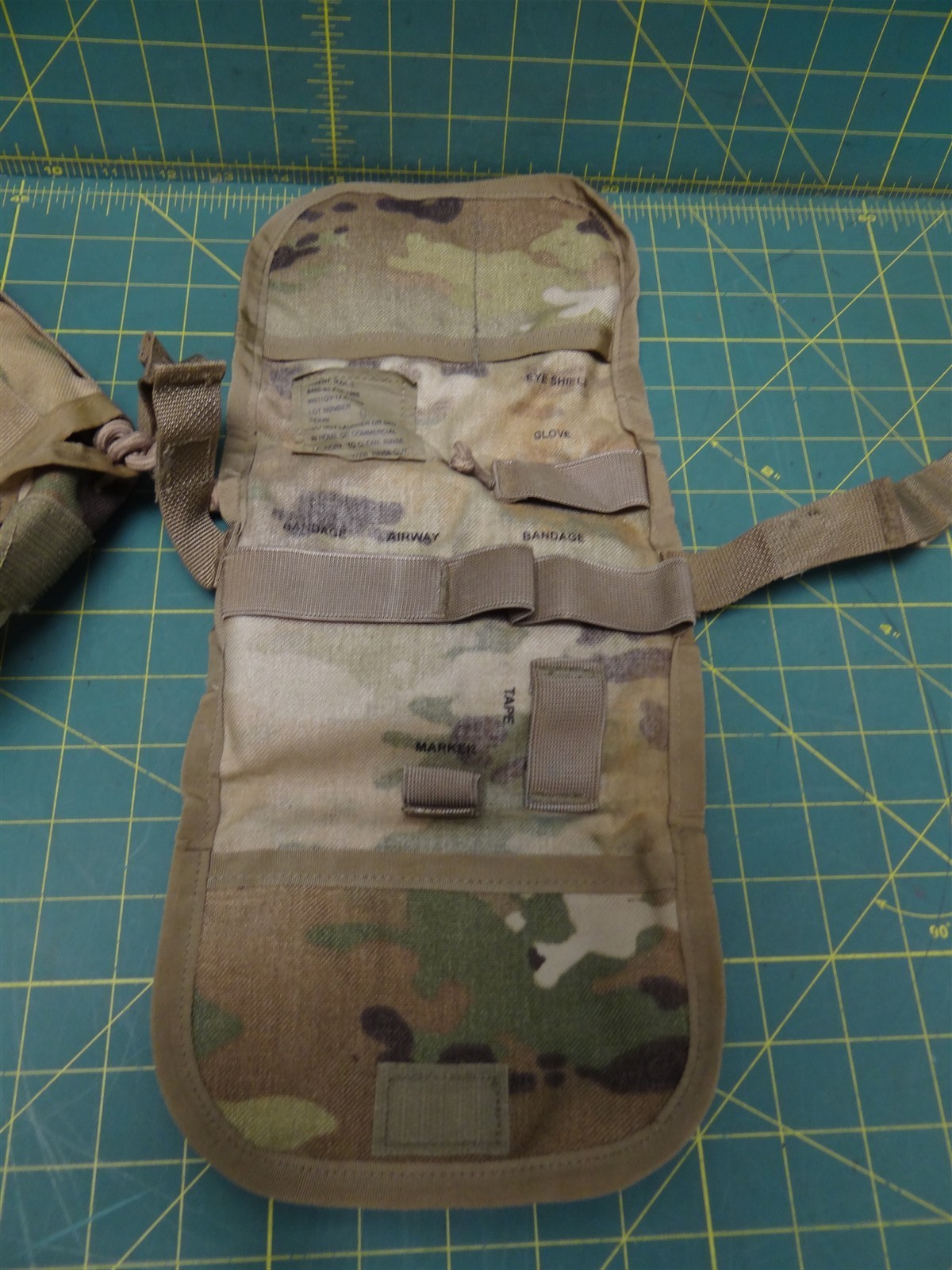 Empty US Army Multicam/OCP IFAK II Pouch W/ Insert & 2 Tourniquet Molle Pouches