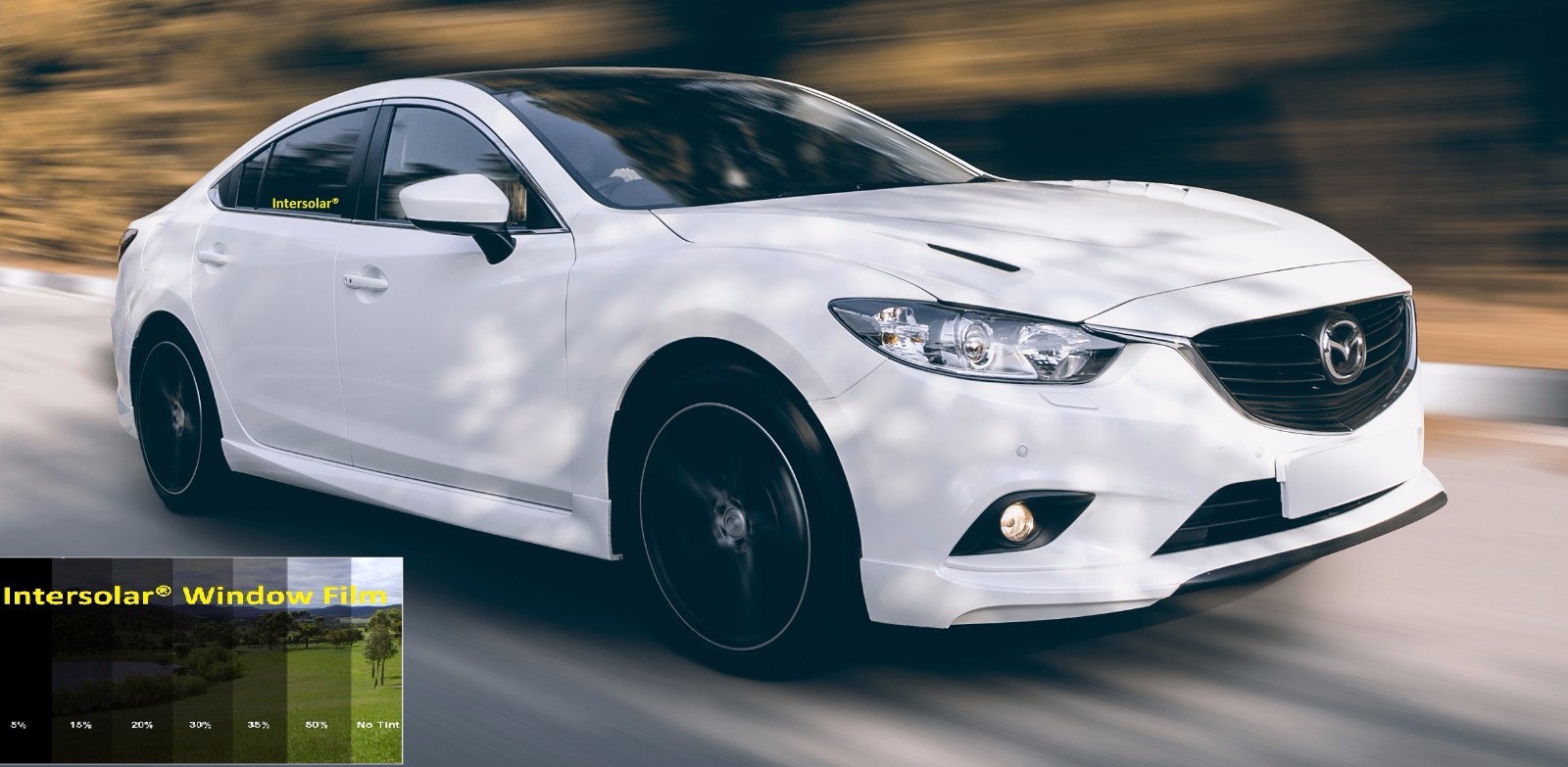 Polarizado para vidrios Autos Casas negocios hecho en usa Intersolar®