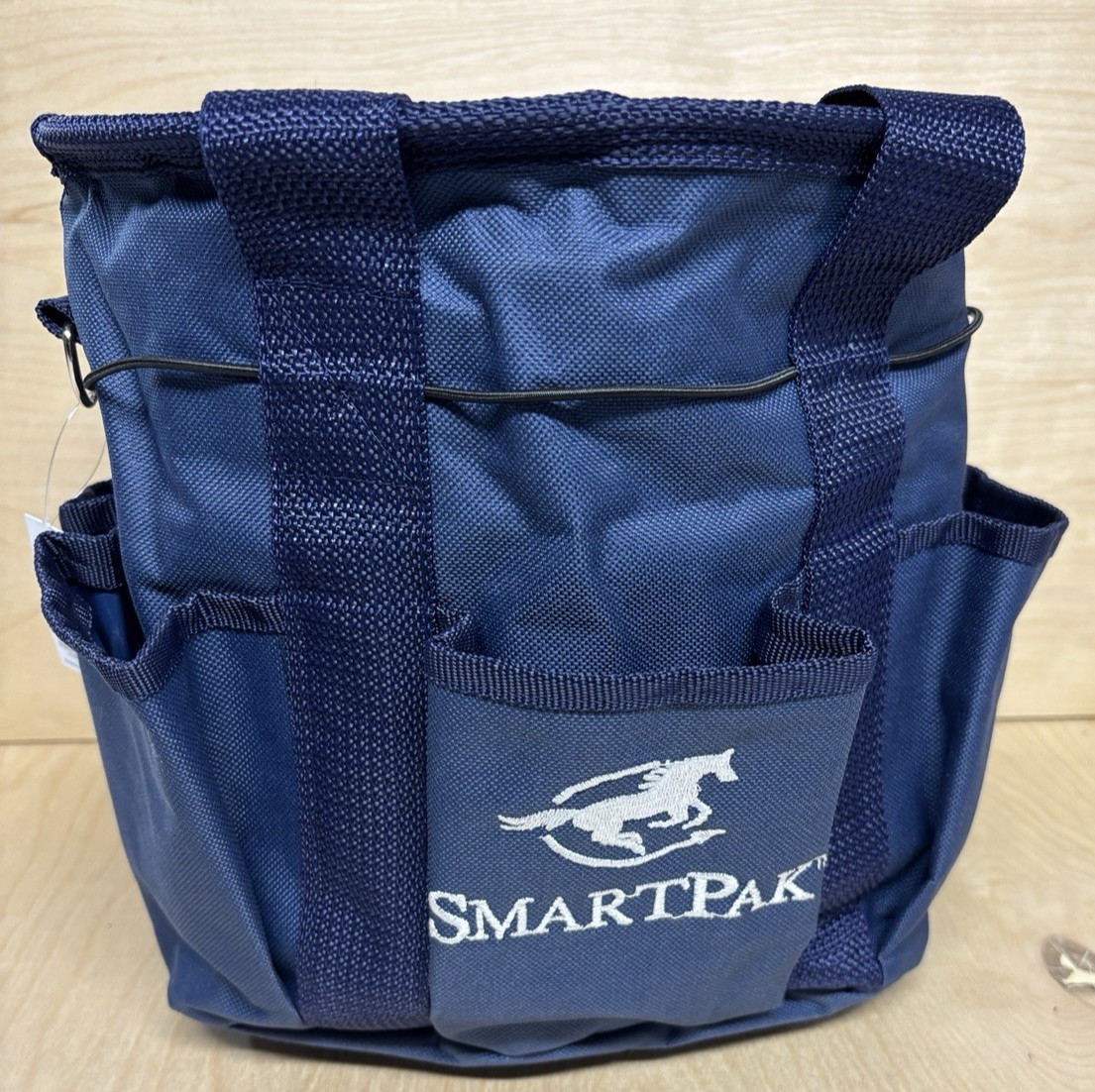 SmartPak Grooming Bag - Horse Dog Cat Animal Grooming Tote Bag - NAVY