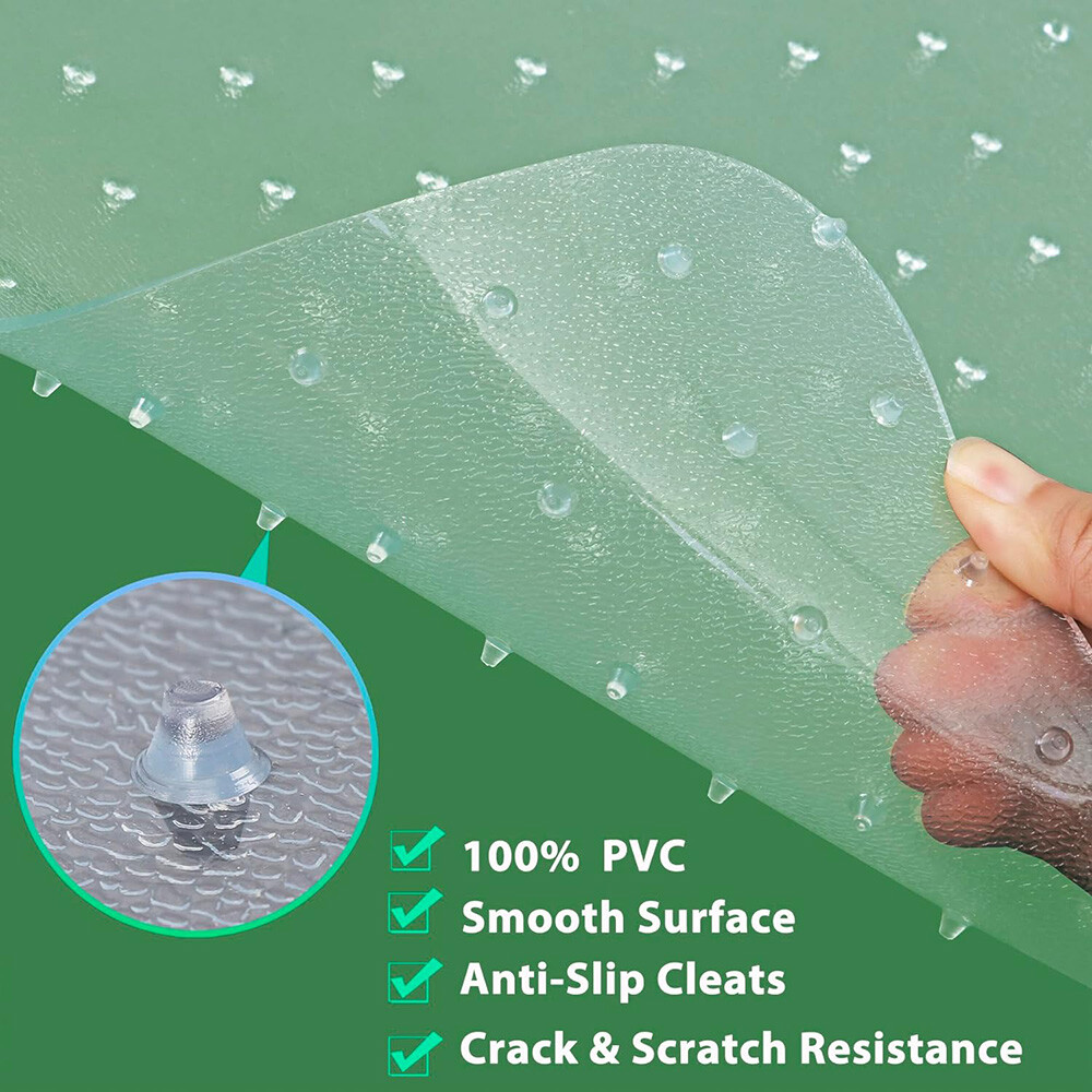 Office Chair Mat Computer Desk Chair Mat for Carpet Floor w/Extended Lip 36"x48"