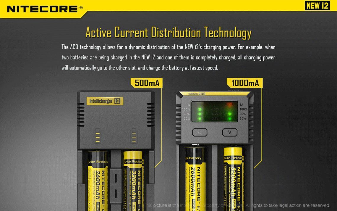 Nitecore i2 2016 Intellicharger Charger for 16340 RCR123A 14500 and more