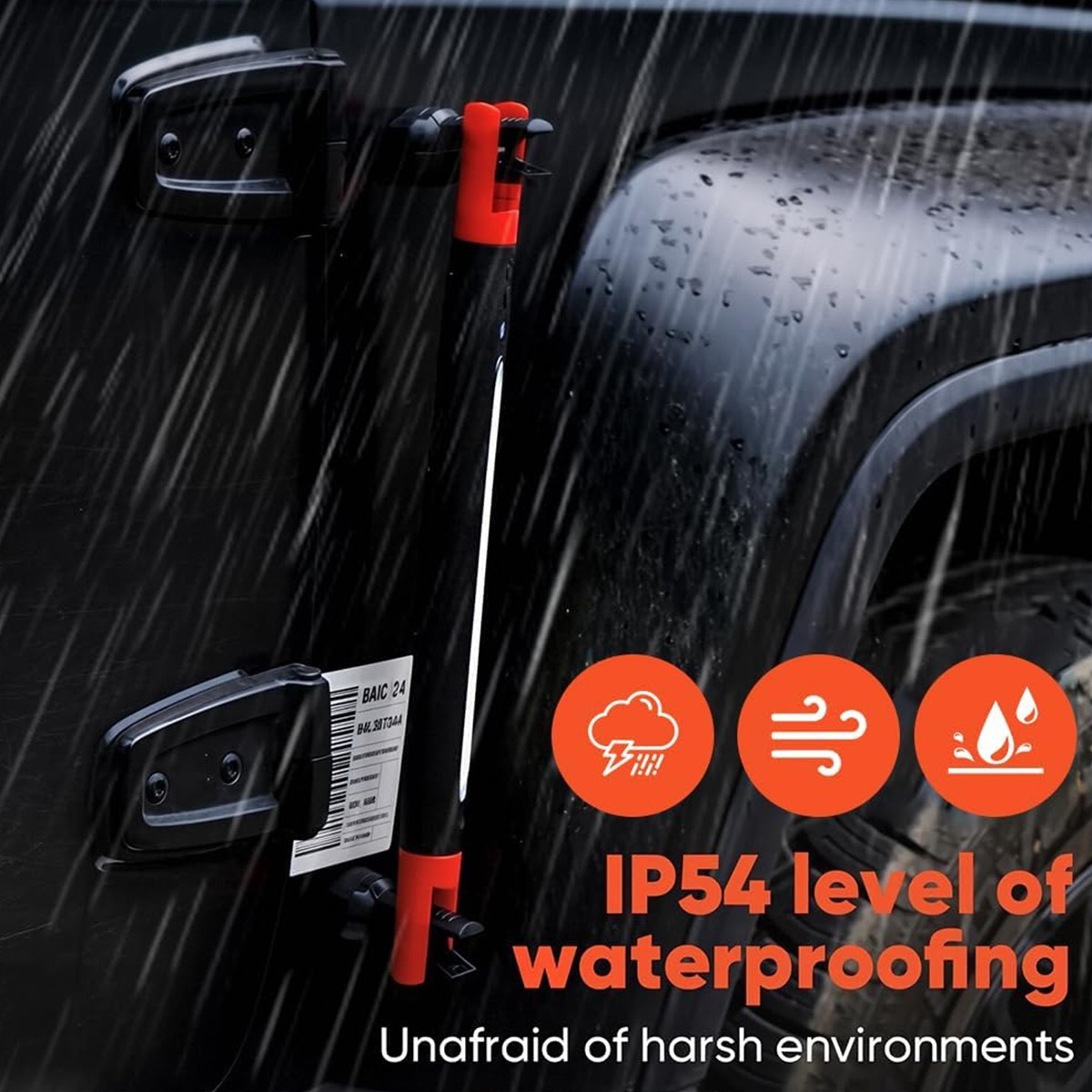 Under Hood Work Light Bar LED Magnetic Light with Hooks Cordless Rechargeable