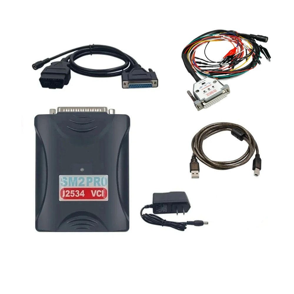 High quality latest version 2.21.32 SM2 PRO pcm ECU diagnostic 3 dongles