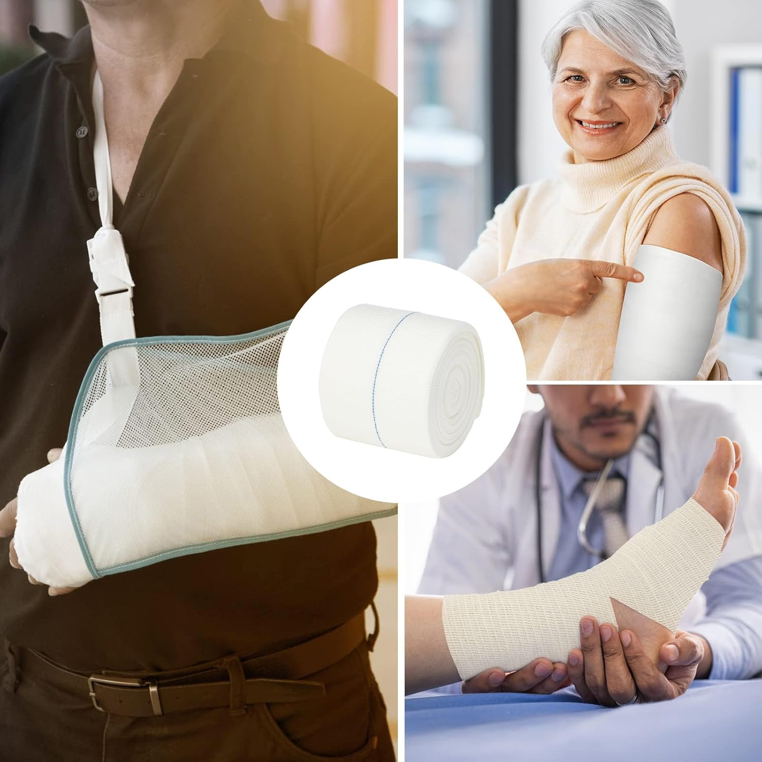 Elastic Tubular Support Bandage Comfortable Cast Stockinette Tubing Compression