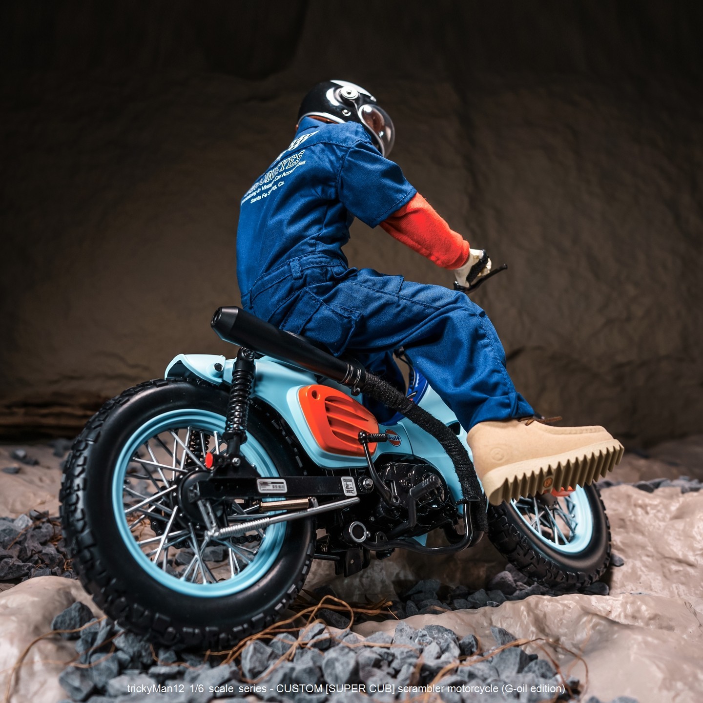 trickyMan12 1/6 [SUPER CUB] scrambler motorcycle CULF2