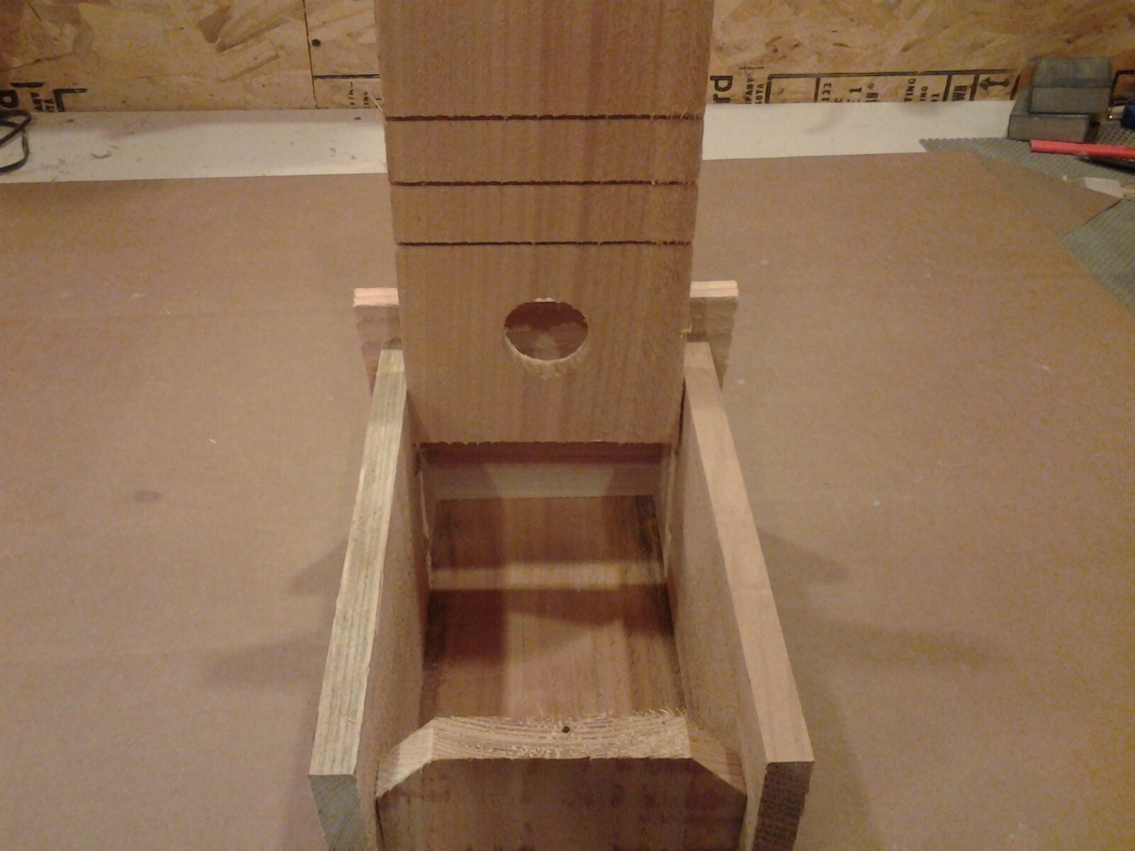 2 BLUEBIRD CEDAR BIRD HOUSE NEW HANDMADE 5/8 CEDAR MADE IN USA