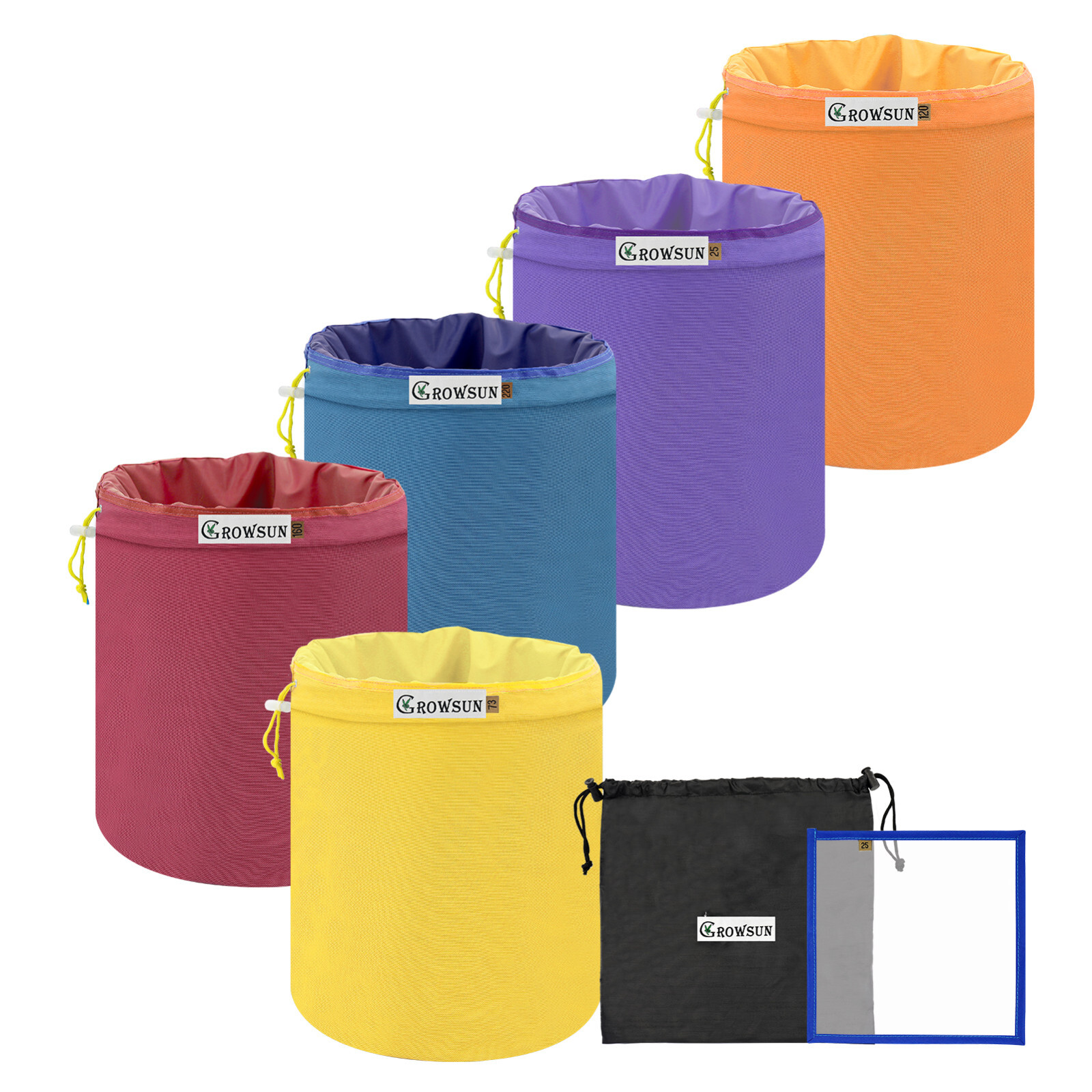 Bubble Bags 32 Gallon 5 Bag Set Ice Herbal Essence Extraction Bag