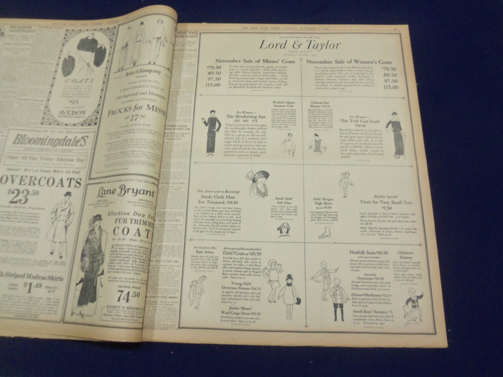 1922 NOVEMBER 7 NEW YORK TIMES- OPPOSING LEADERS FORECAST VICTORY TODAY -NT 8420