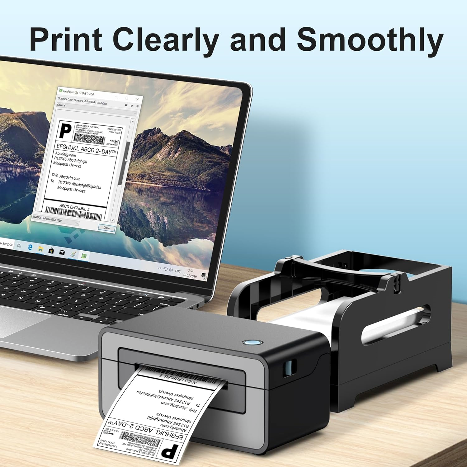 4x6 Thermal Direct Shipping Label Compatible with MUNBYN, Rollo, IDPRT SP420,