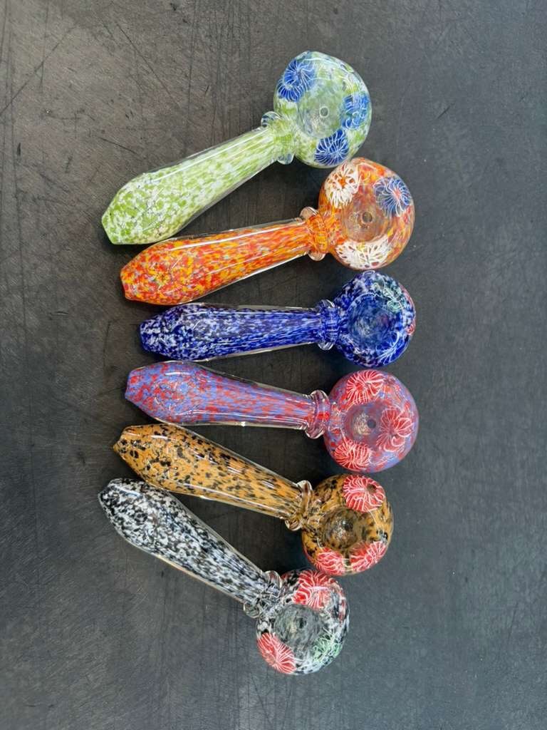 4pcs 3” 3.5 To 4“INCHTobacco Smoking THICK HEAVY Glass Hand Pipe