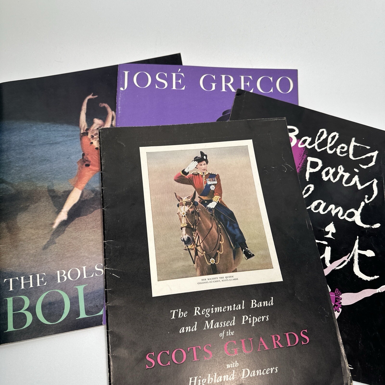 Lot of 15 Vintage Ballet Programs - Signatures / Ballet Russe / Slavenska / etc.