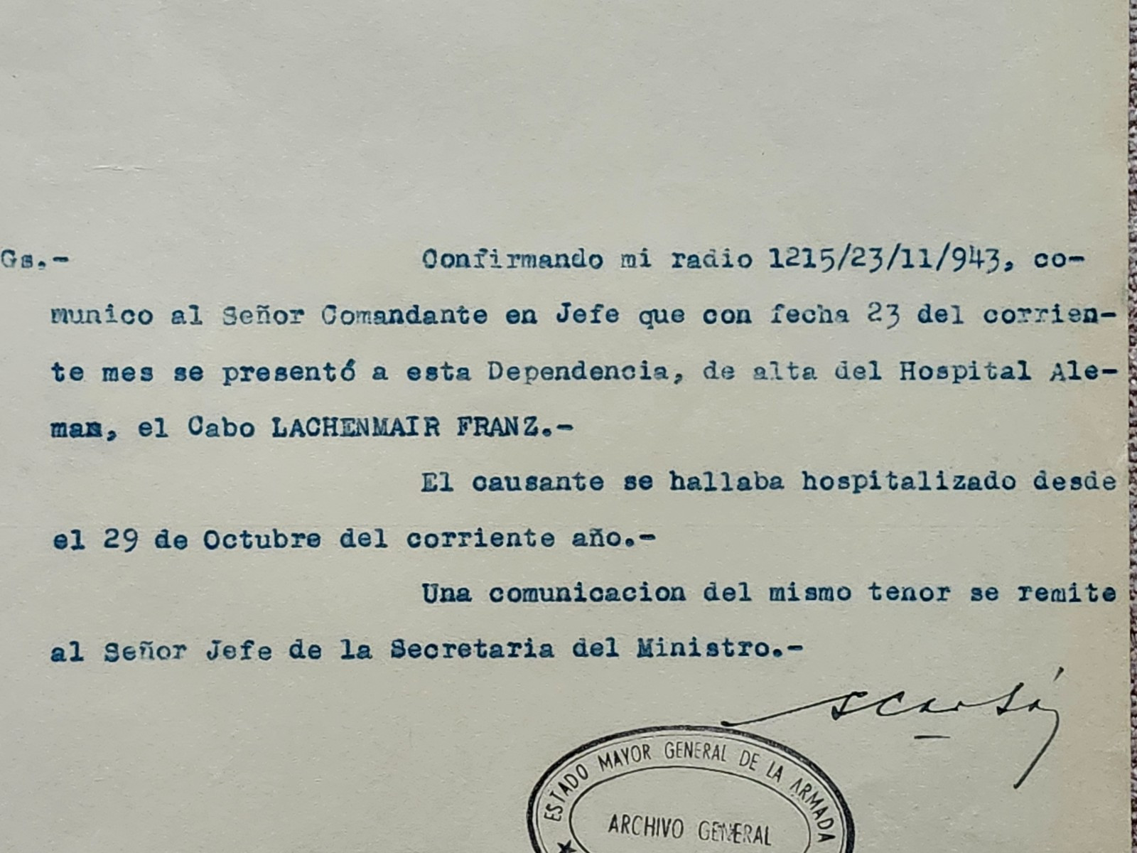 WW2 Germany. Interned sailors, "Admiral Graf Spee" #1