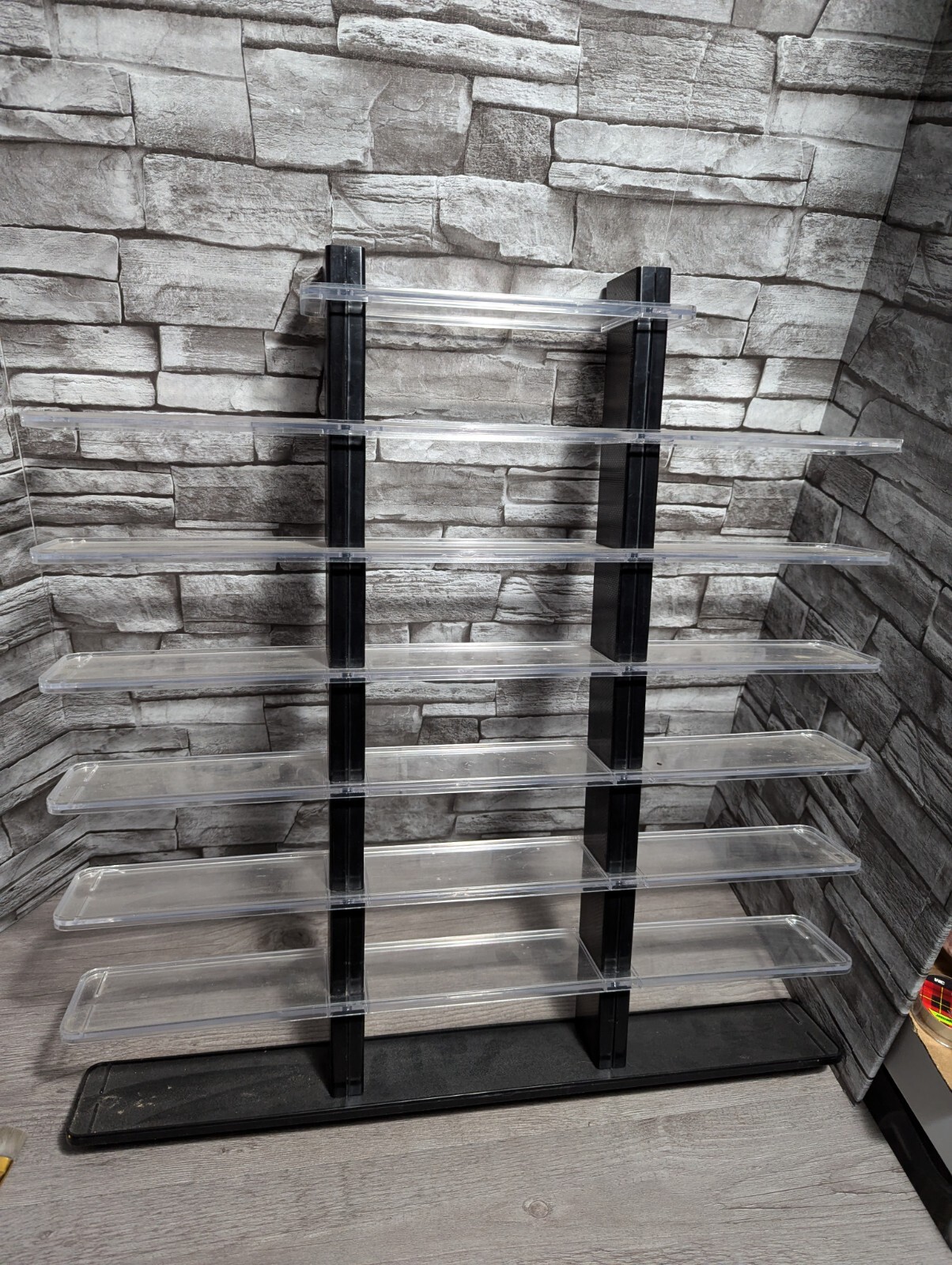 23.5x22.5x3" Acrylic Wall Or Table Display Stand For Figures, Cars, Collectibles