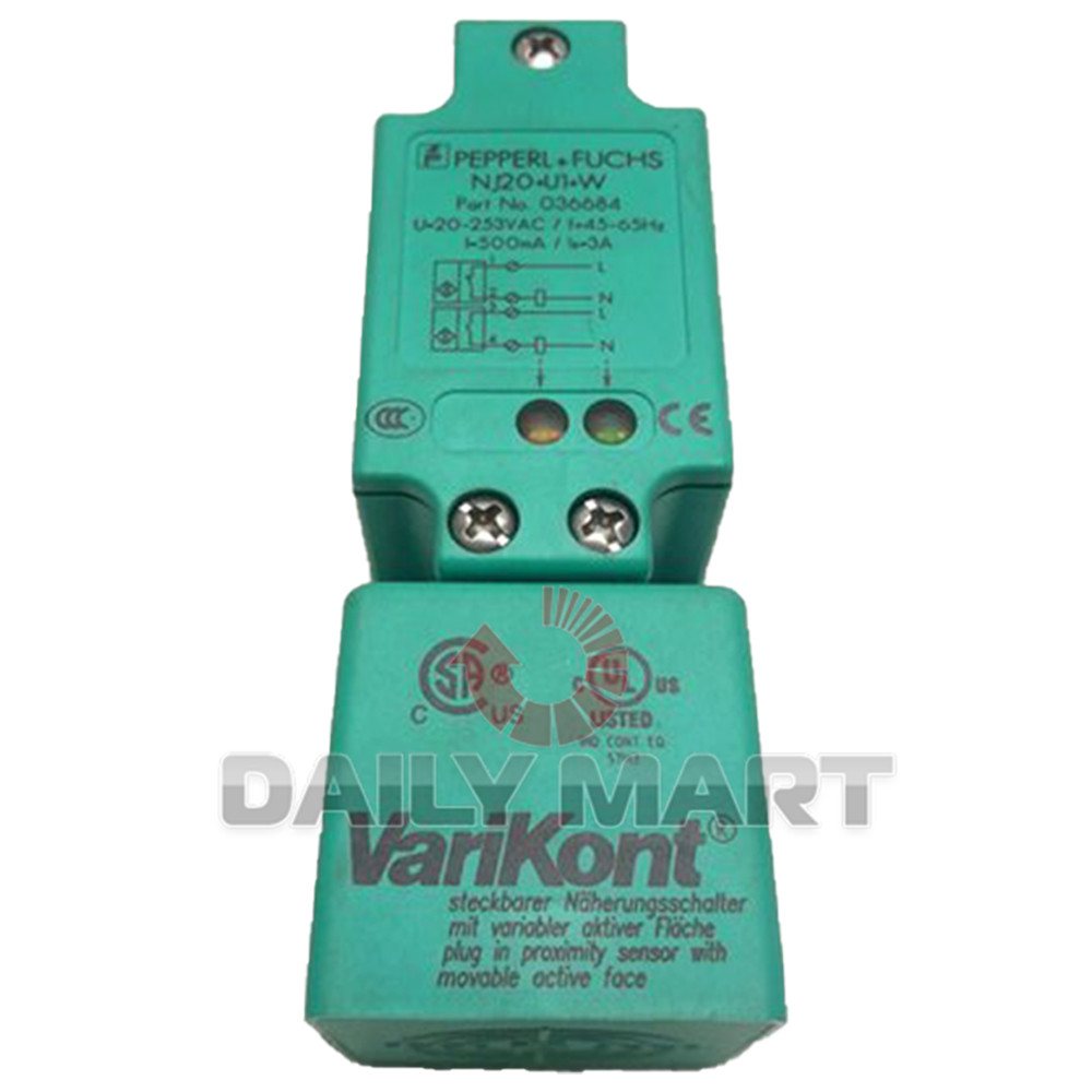 New In Box PEPPERL+FUCHS NJ20+U1+W Proximity Switch Sensor