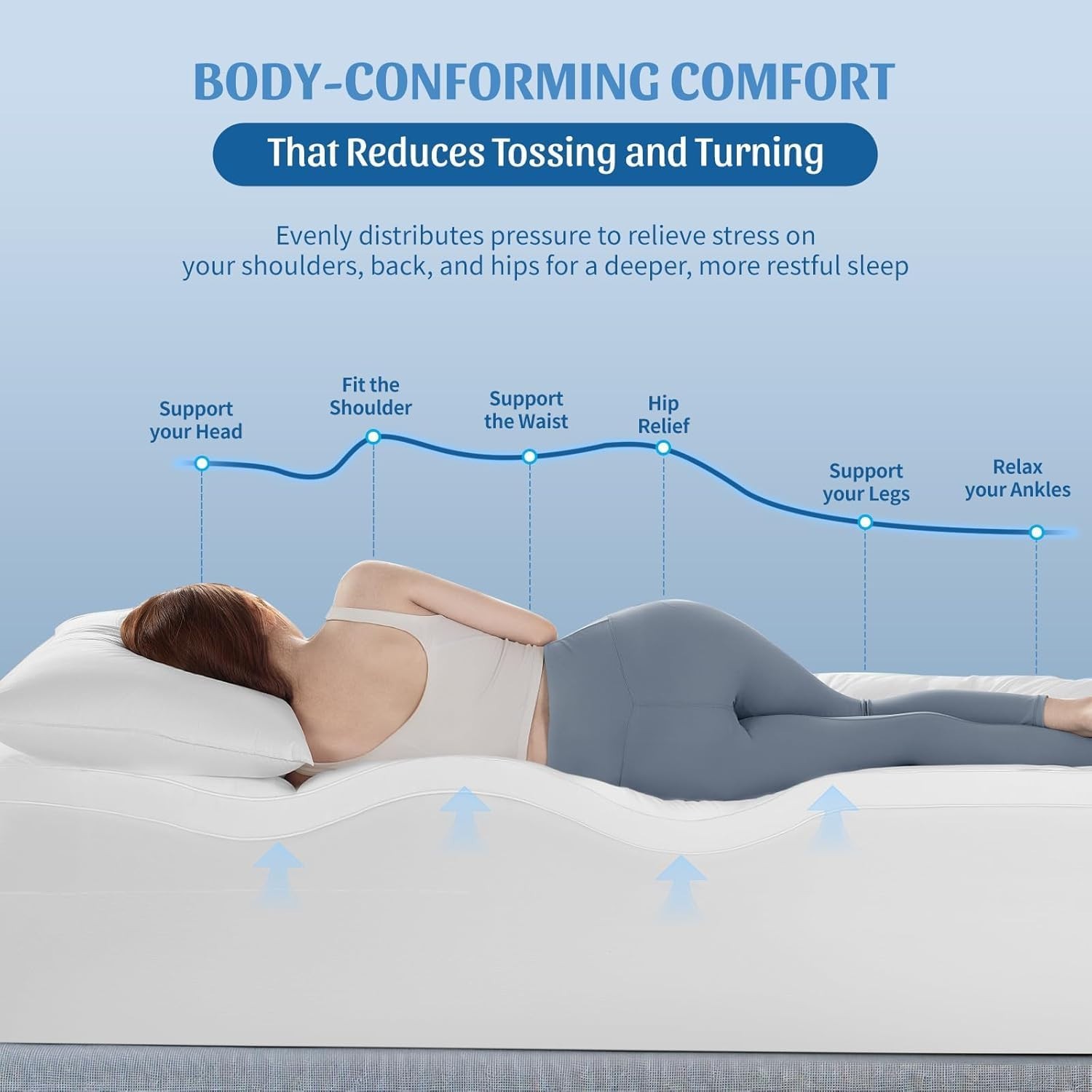 4 Inches Thick Mattress Topper Quilted Cooling Mattress Topper Pad