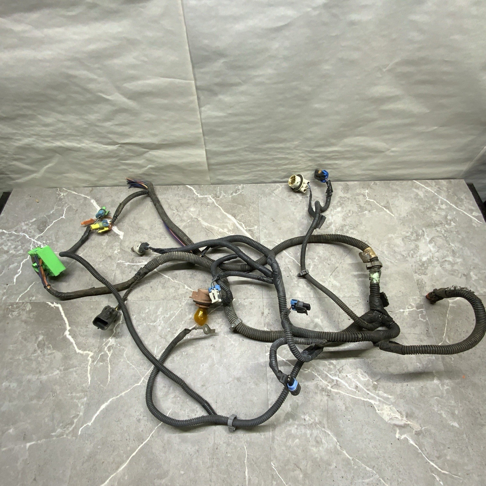 99-02 Chevy Silverado Front Headlight Wiring Harness OEM Cut Pigtails Repair