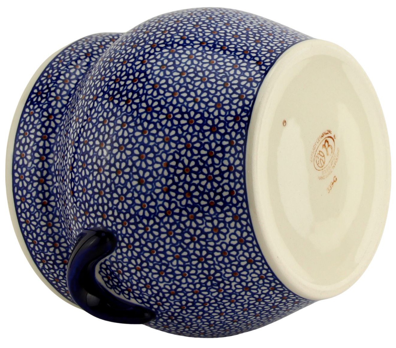 Polish Pottery Fermenting Pickling Crock Pot 4.75 Qt. by Zaklady Boleslawiec