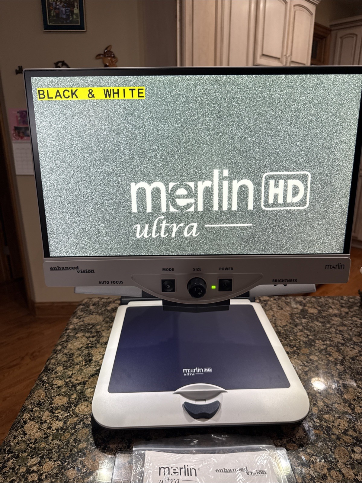 Enhanced Vision Merlin Ultra 1080 HD 22" Video Magnifier MR2UE22A w/Remote/Inst