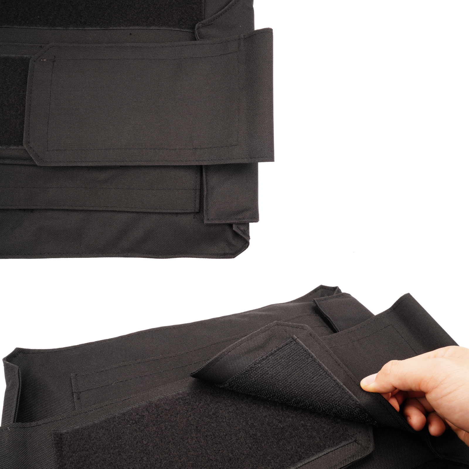 Body Bulletproof Vest Front Back Plates Armor Tactical Jacket Guard Security Kit