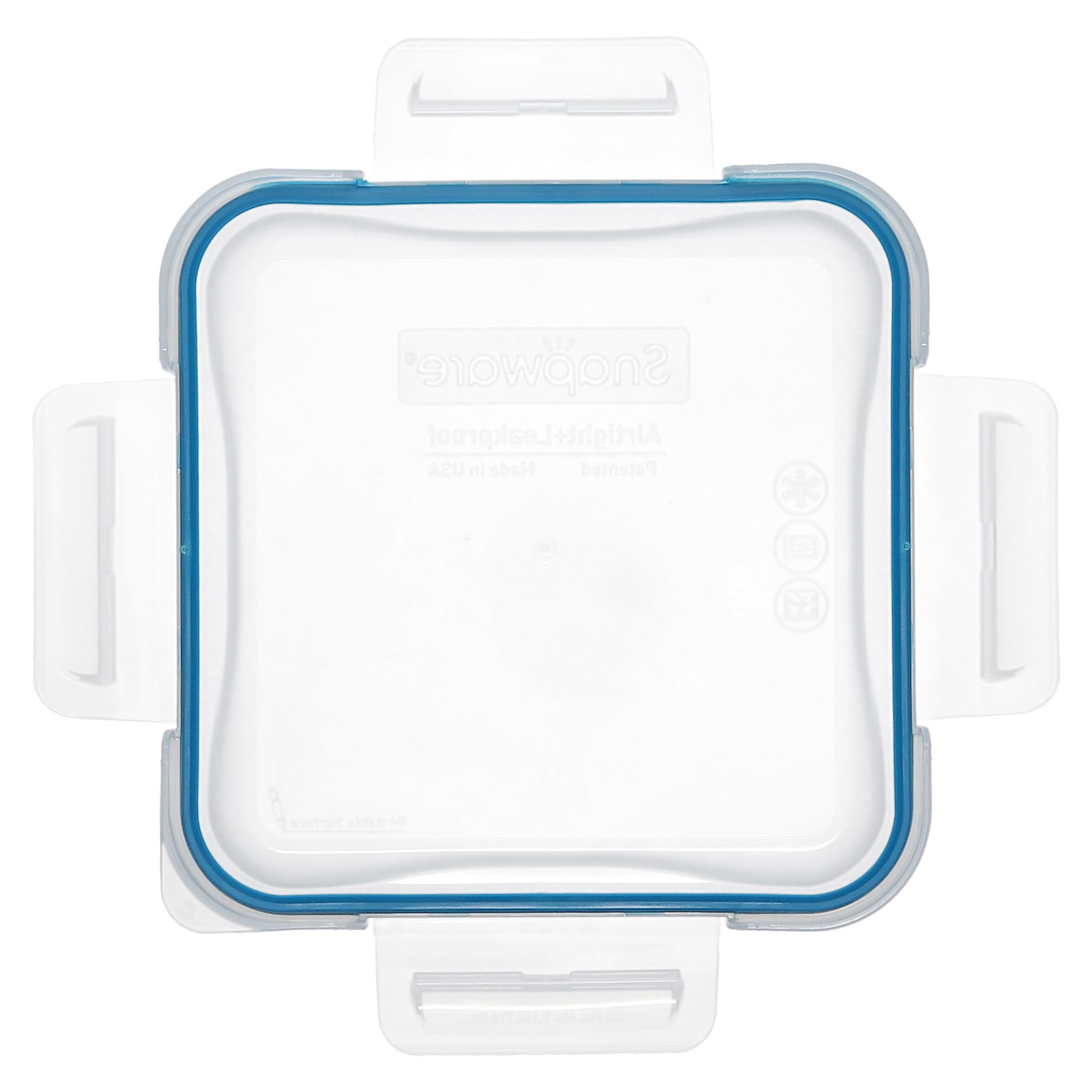 Snapware 8704-PC 4-Cup Total Solutions Lid w/ Blue Spruce Gasket (4-Pack)