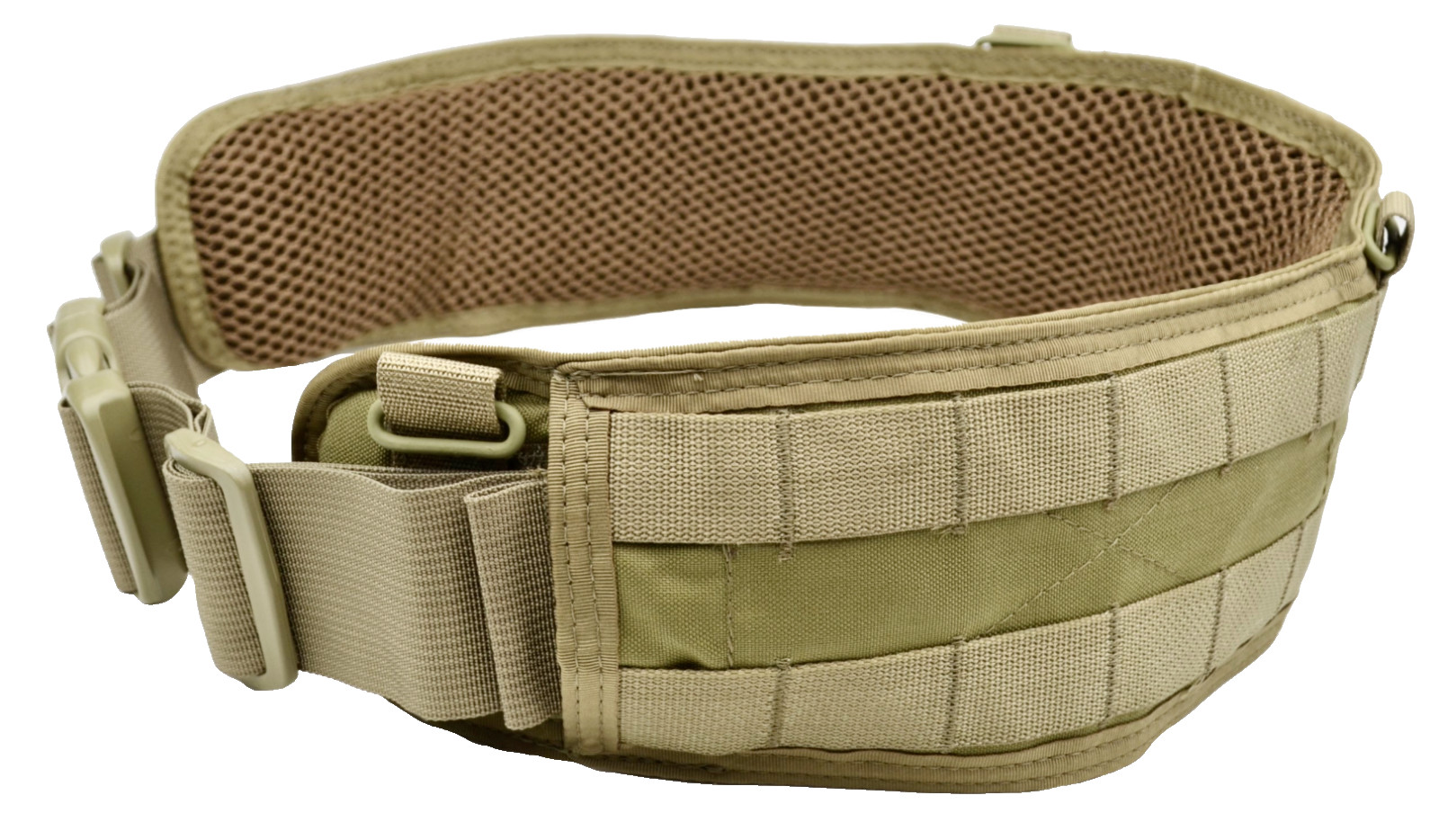 NEW EAGLE INDUSTRIES OPERATOR BELT WAR BELT OGBP-W/HA-M-MS-5KH KHAKI SFLCS MED