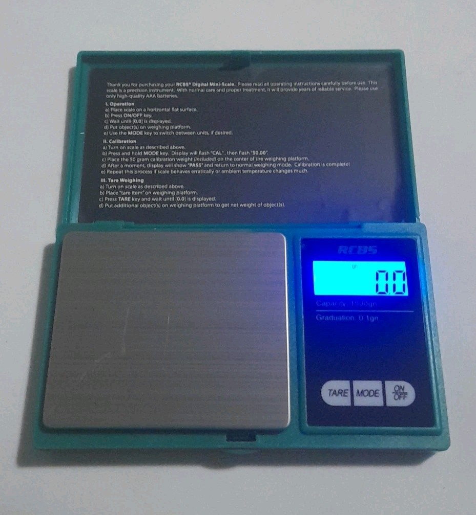 RCBS 1500 GRAIN DIGITAL POCKET SCALE