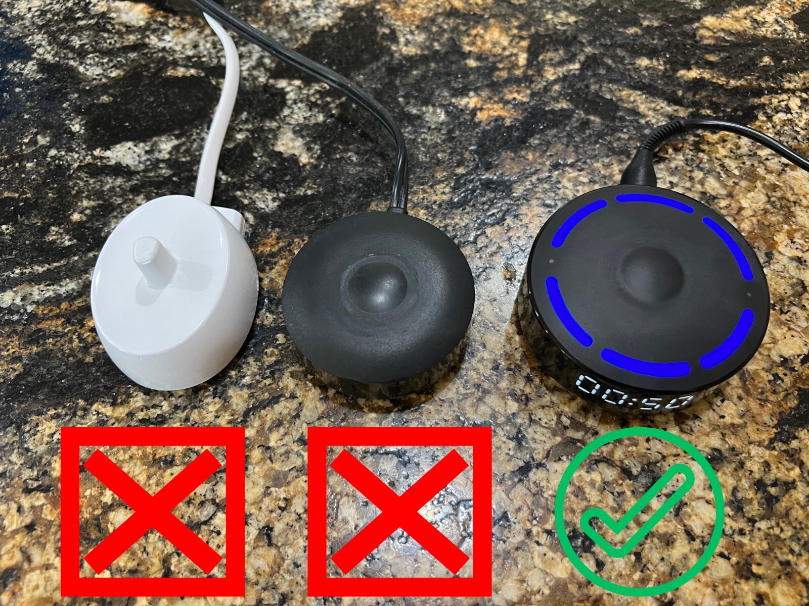 Oral B IO 10 Brush + Head Holder for round base / countertop organizer IO10