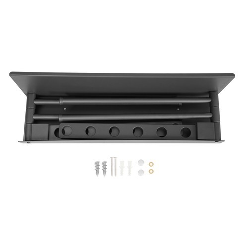 Foldable Wall Clothes Dryer Laundry Drying Rack Wall Mounted Clothes Rack Gray