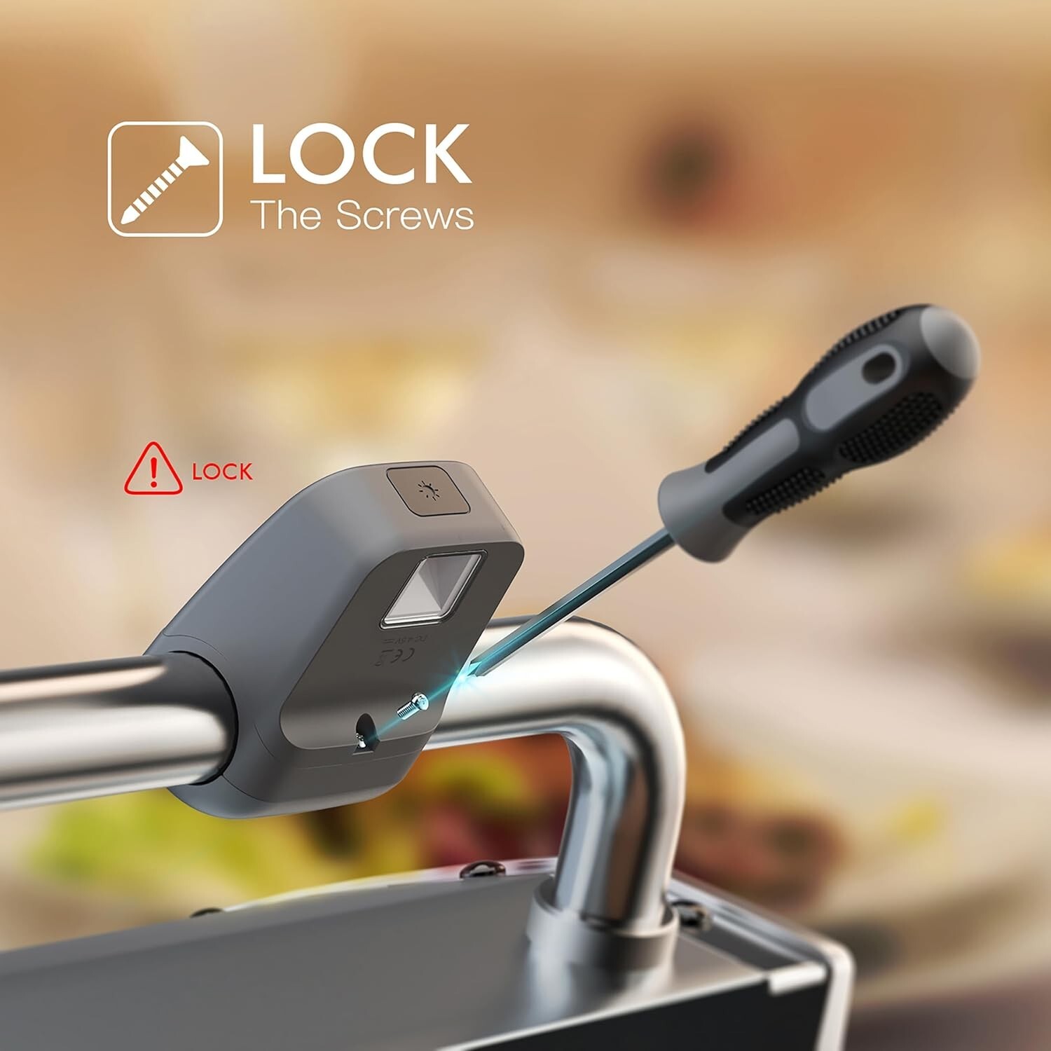 Weber Grill Light 7516 BBQ Heat Resistant Round Handle Light