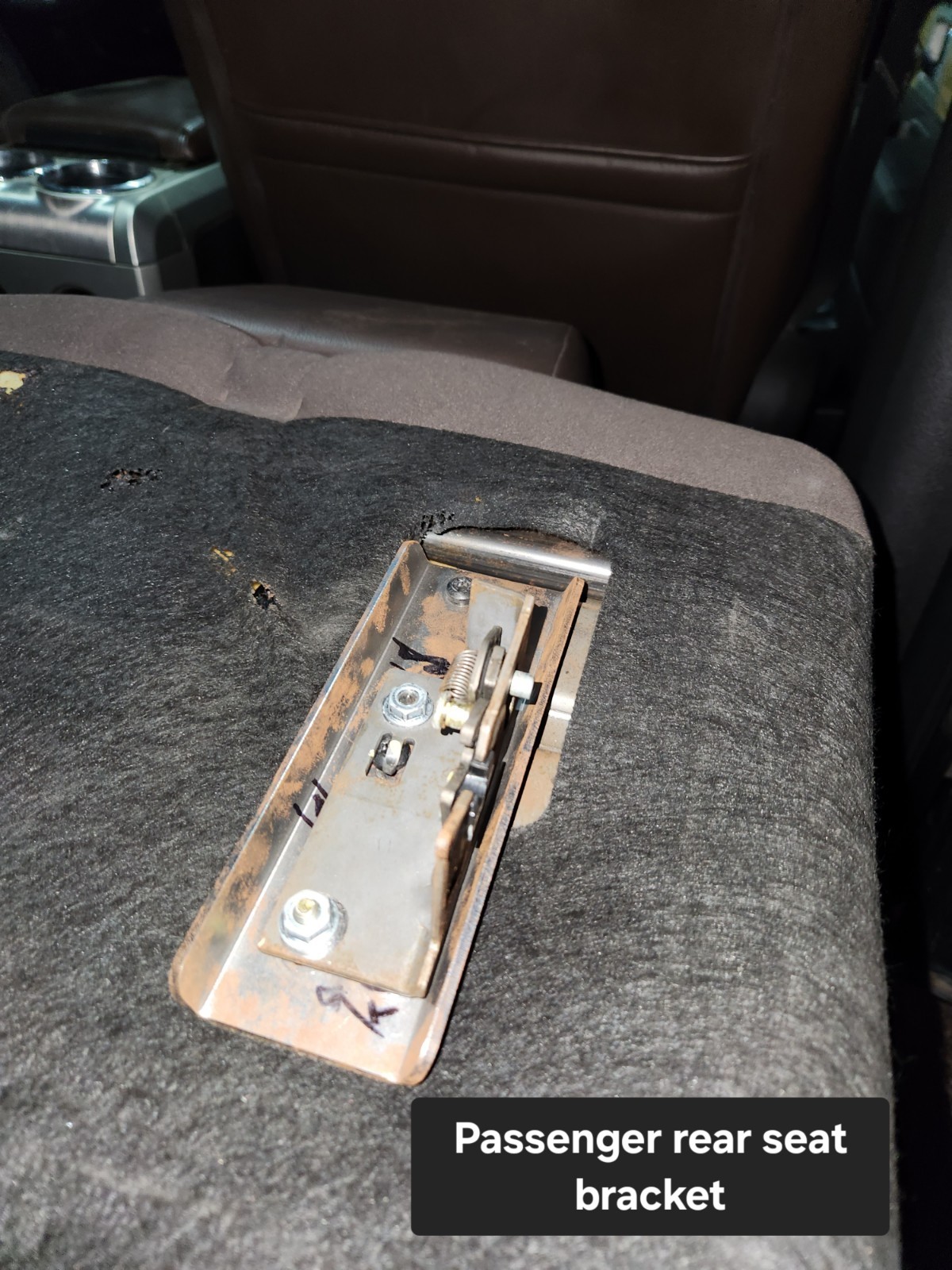 2009-2014 Ford F-150 Rear seat lift kit 2.5" inch additional area raised level