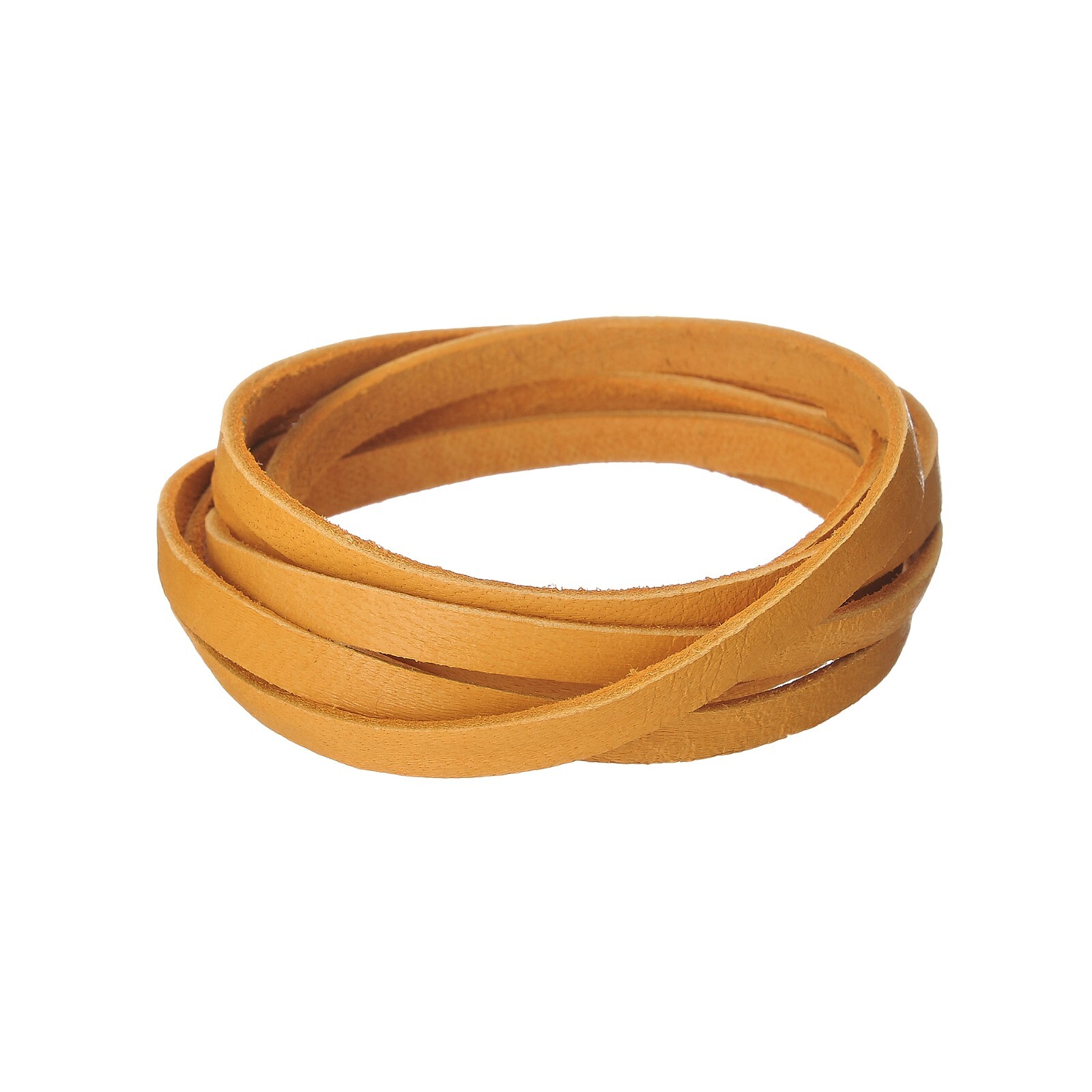 Deerskin Lace Spool 3/16" x 50 ft Gold - Craft Jewelry Garment Leather Lace