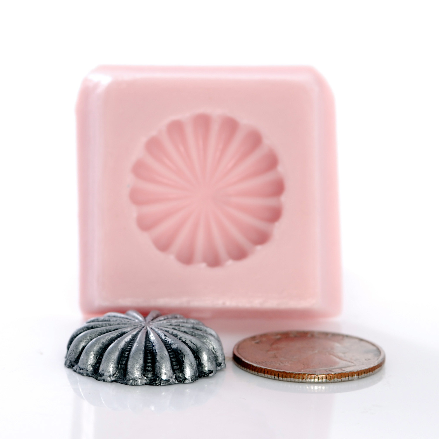 Star Button Western Concho Silicone Mold Craft Food Safe