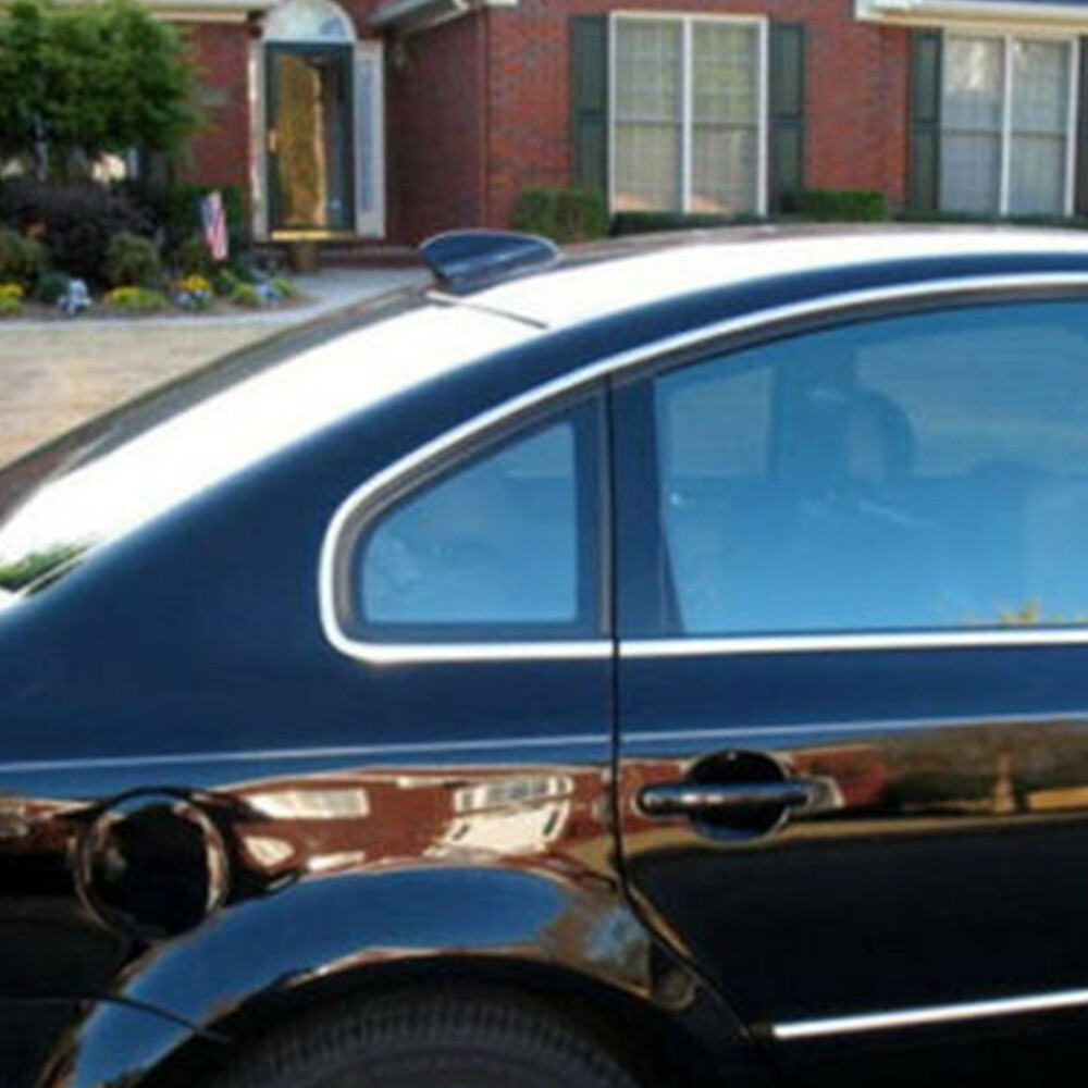 For Hyundai Kia Roof Shark Fin Radio Aerial Signal Antenna FM/AM Black Universal