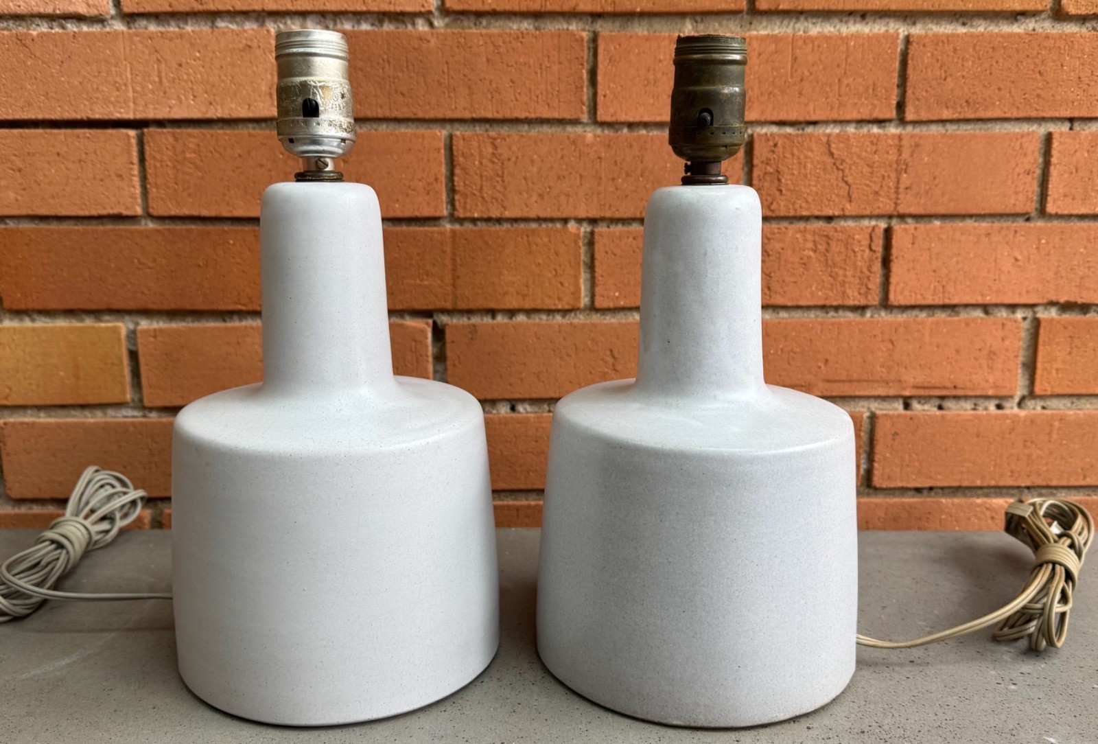 Vintage MCM MARTZ Ceramic Lamps Mid Century Modern Lighting 60s Marshall Studios