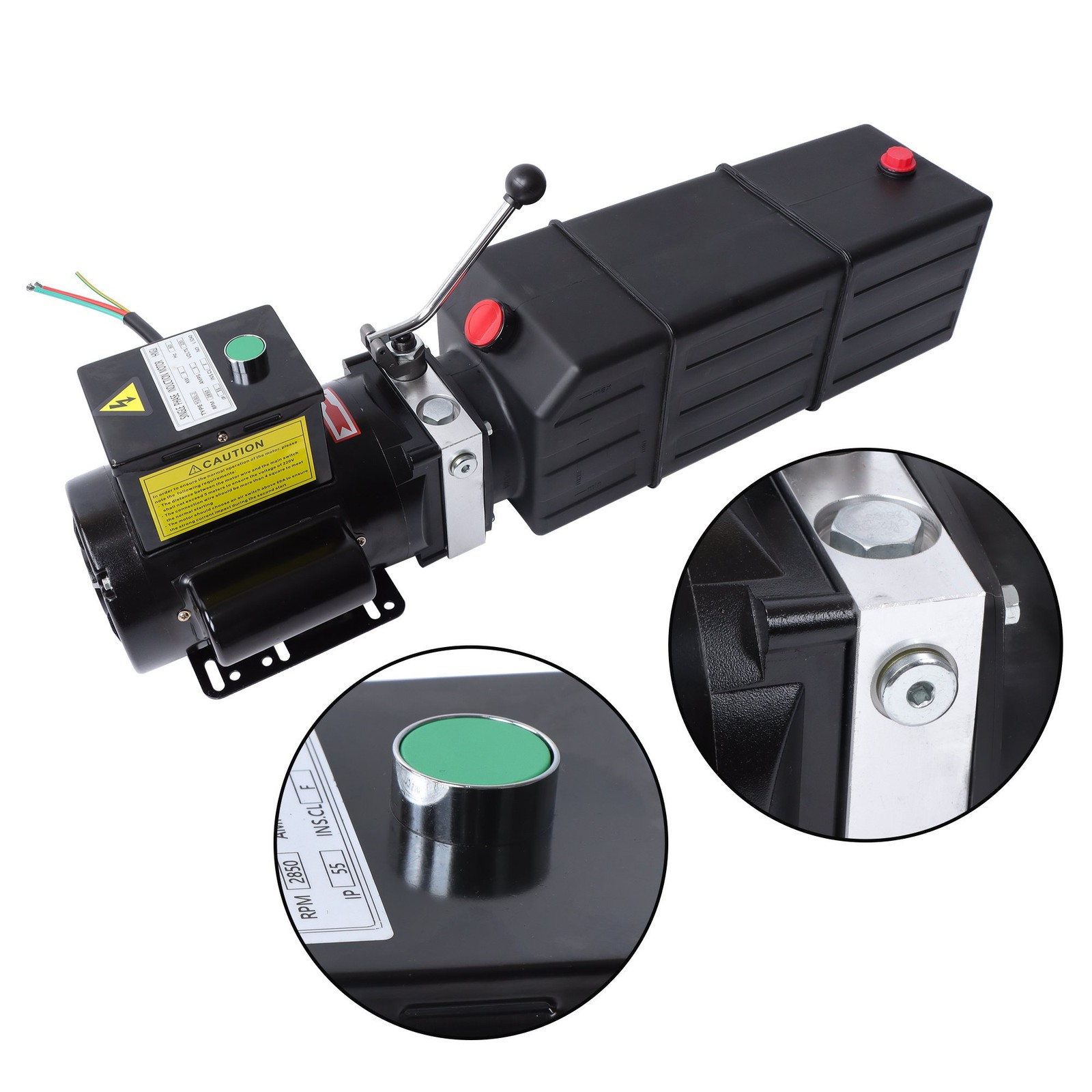 4 Gallon Hydraulic Power Unit Pump Single Phase 3450rpm Electric Pump 2 HP